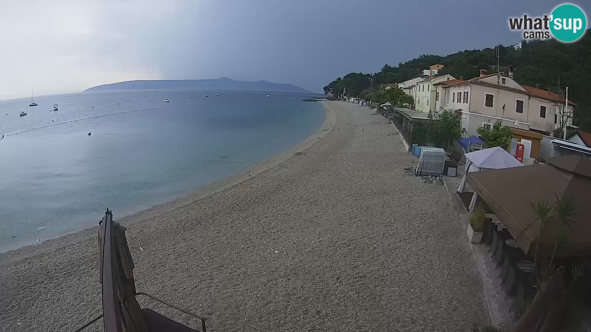 Webcam Mošćenička Draga – Strand