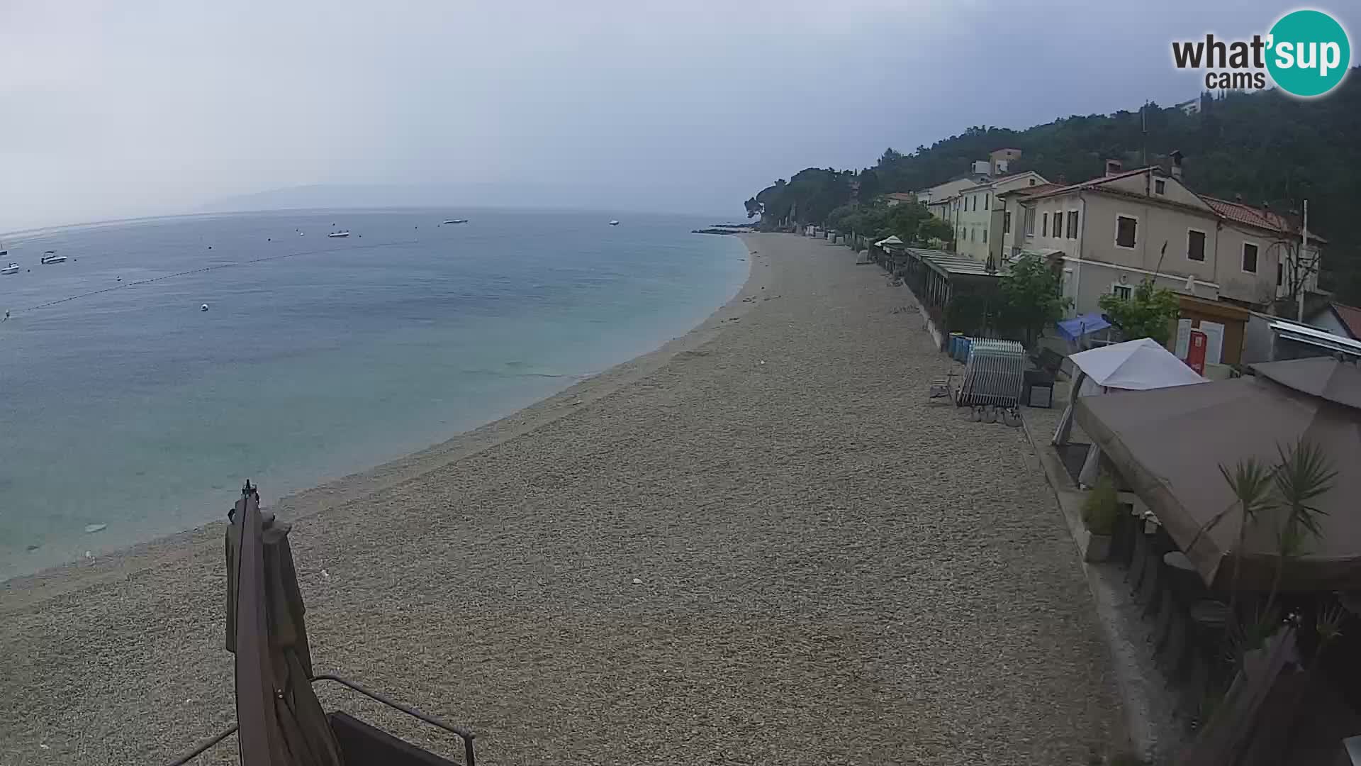 Webcam Mošćenička Draga – Strand