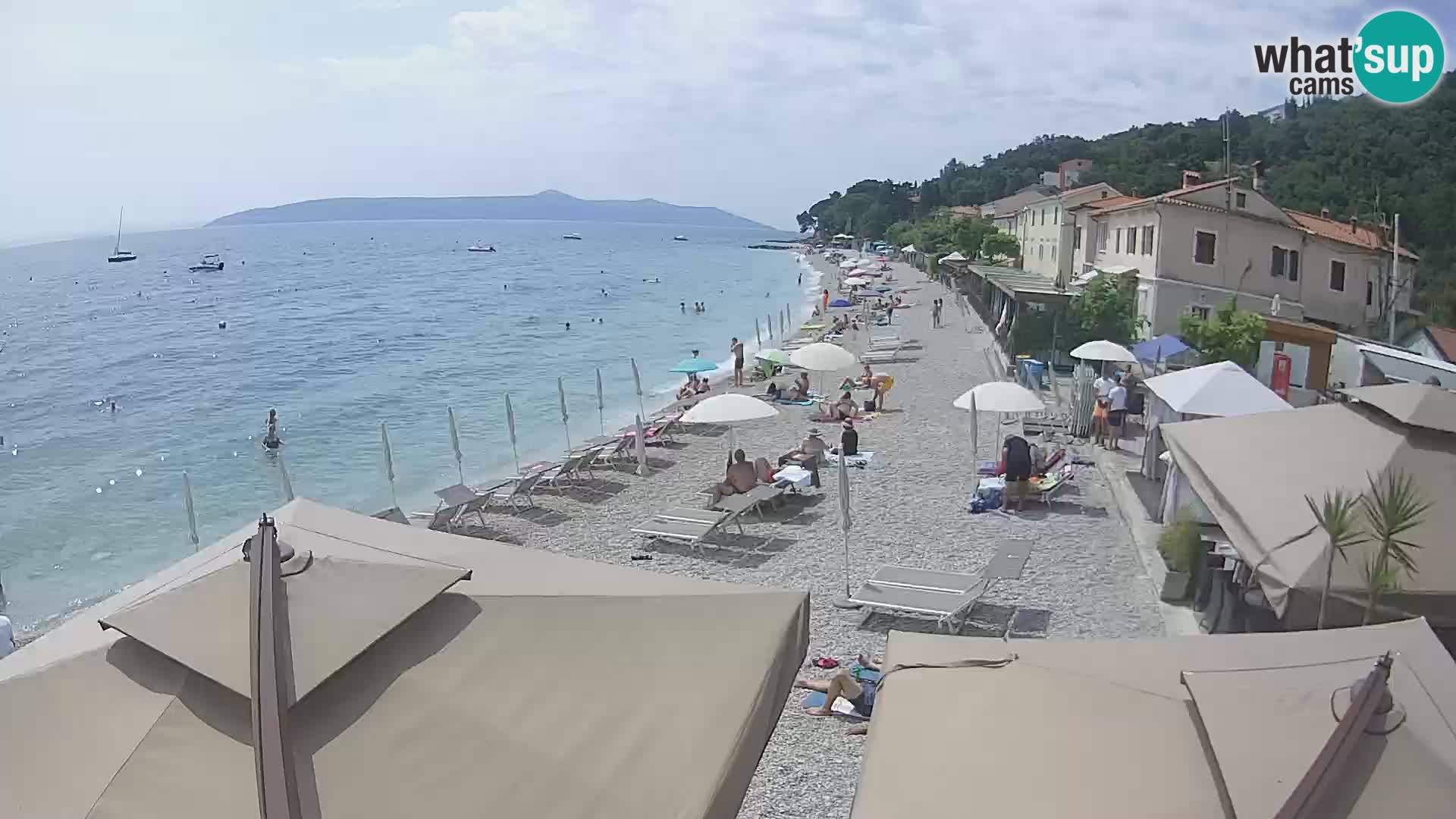 Web kamera Mošćenička Draga – plaža