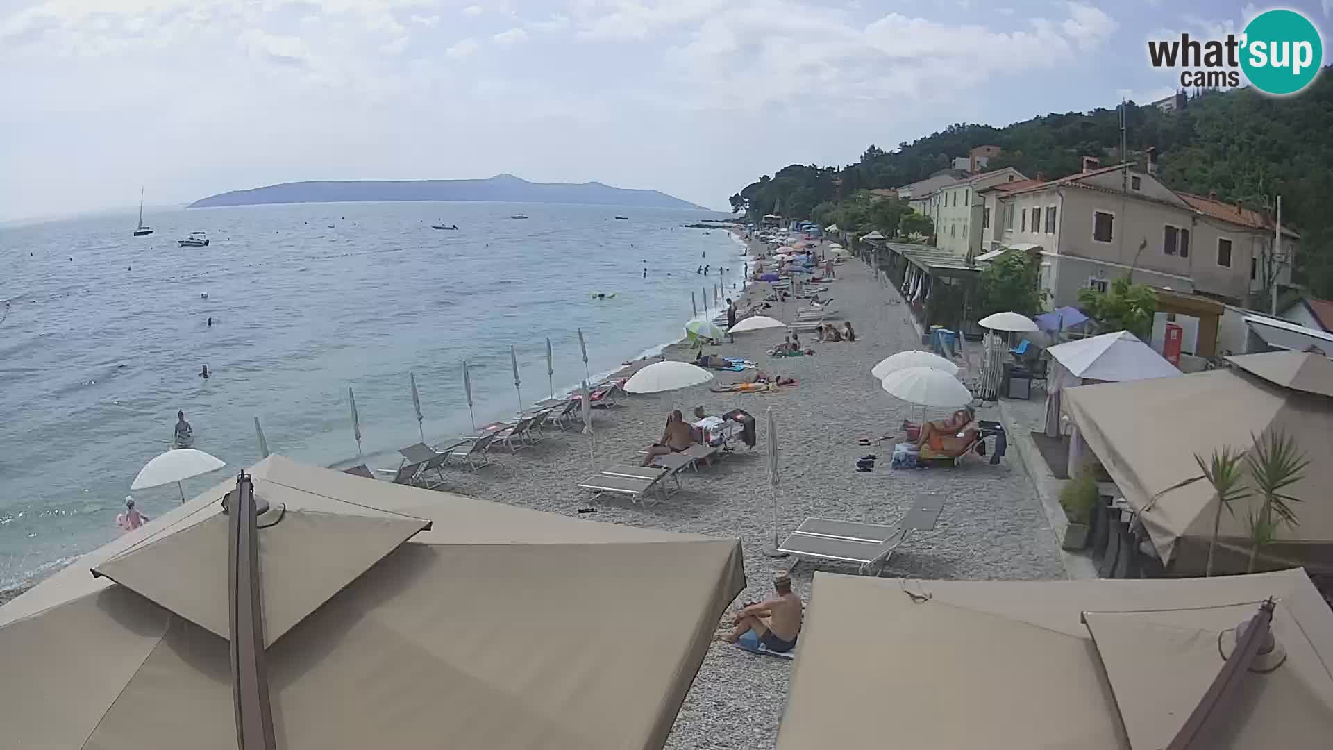 Web kamera Mošćenička Draga – plaža