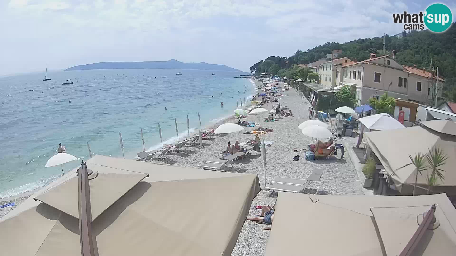 Live Cam Mošćenička Draga – plage