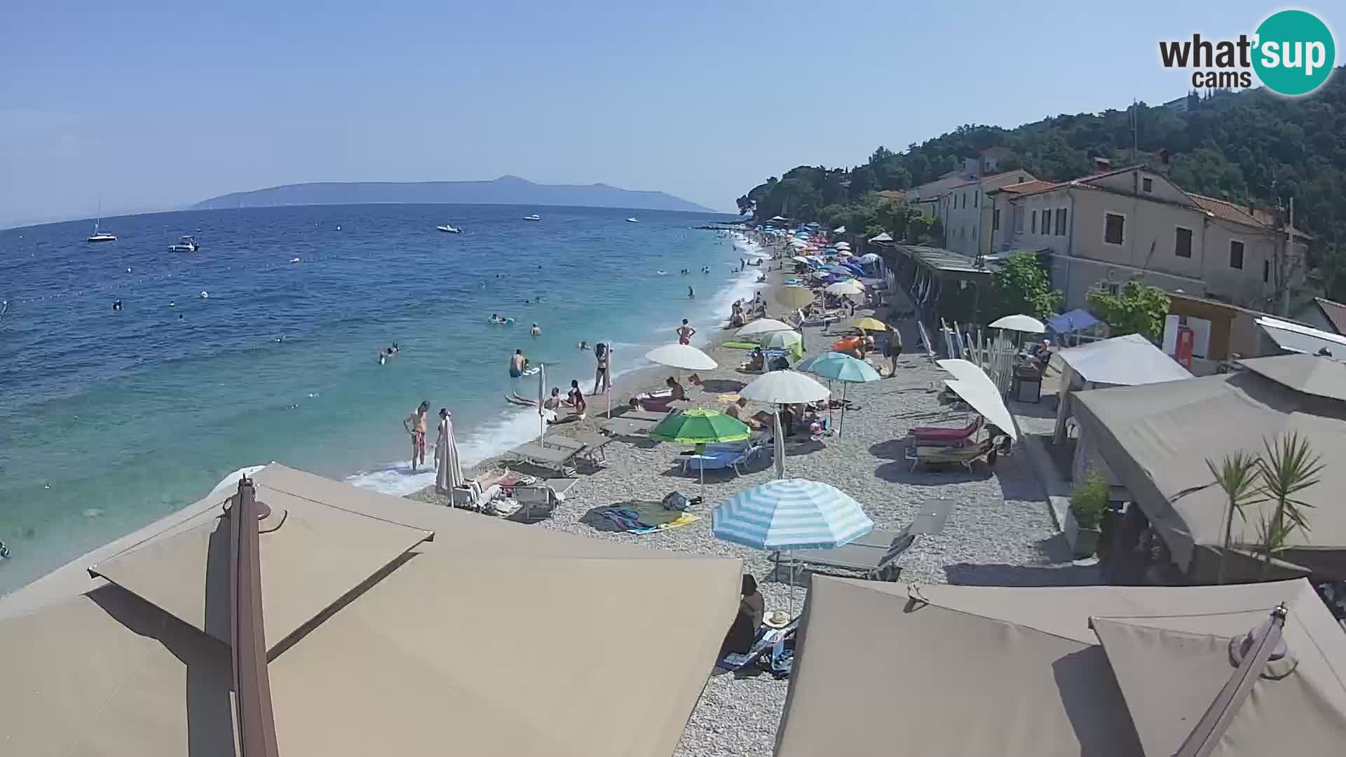 Kamera v živo Mošćenička Draga – plaža