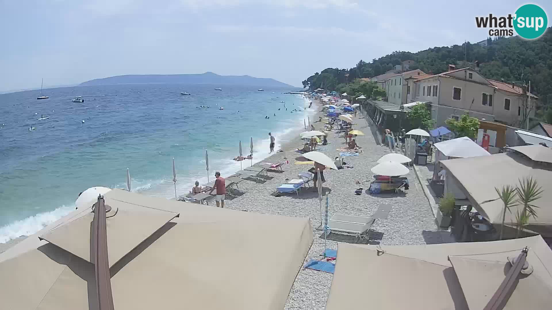 Kamera v živo Mošćenička Draga – plaža