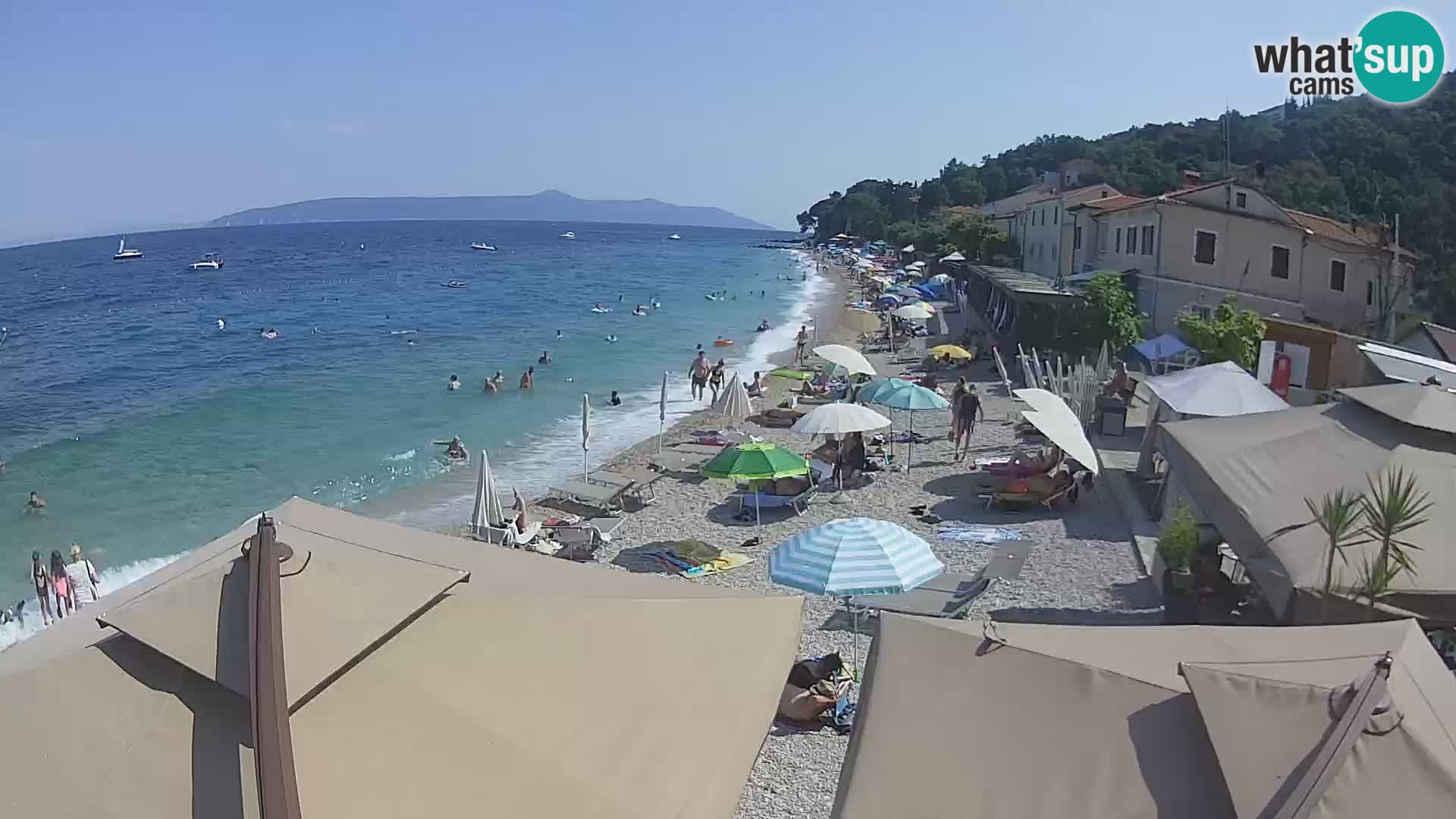 Web kamera Mošćenička Draga – plaža
