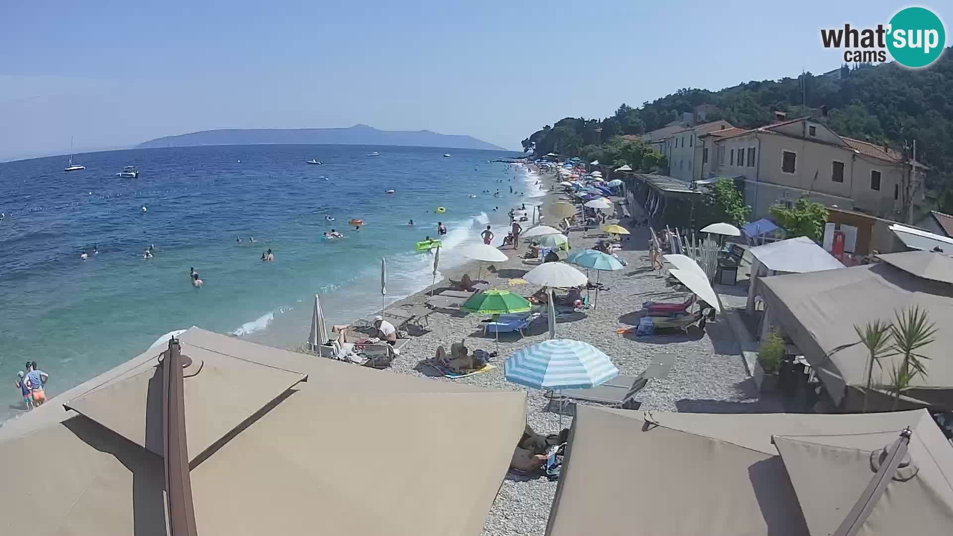 Kamera v živo Mošćenička Draga – plaža