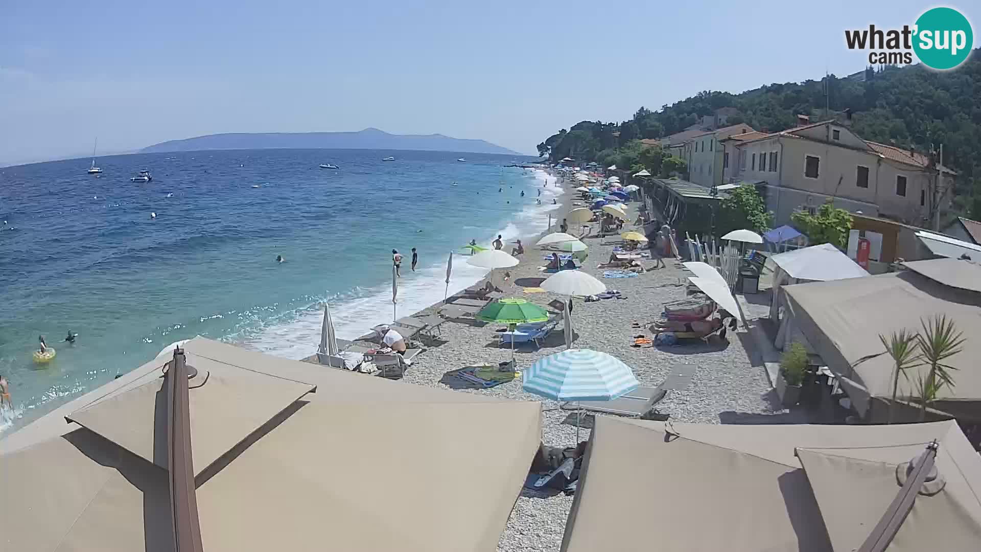 Livecam Draga di Moschiena – spiaggia