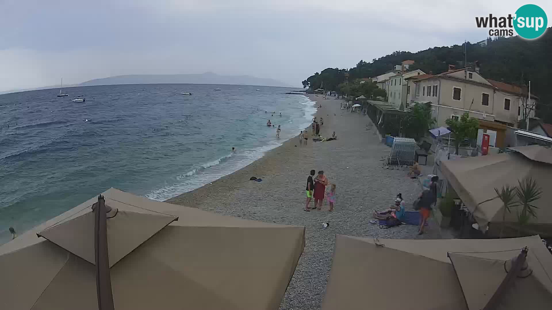 Web kamera Mošćenička Draga – plaža