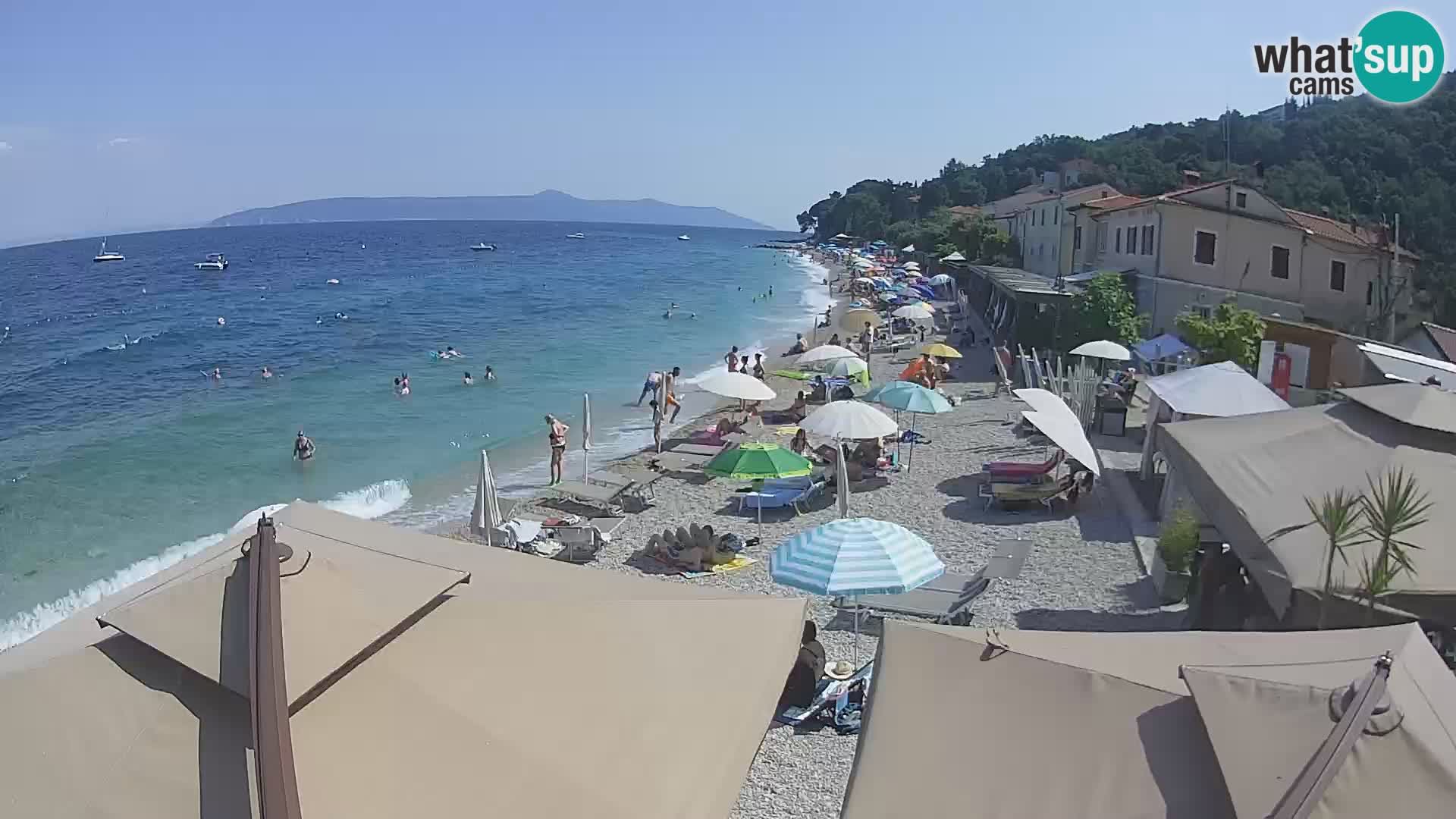 Live Cam Mošćenička Draga – plage