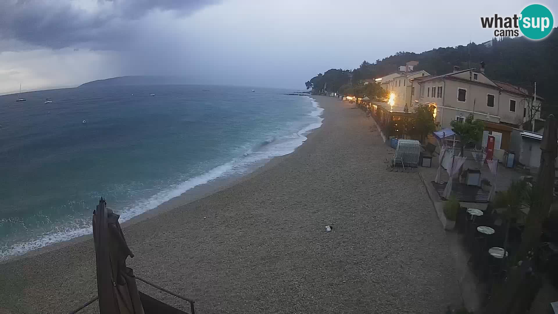 Mošćenička Draga webcam beach