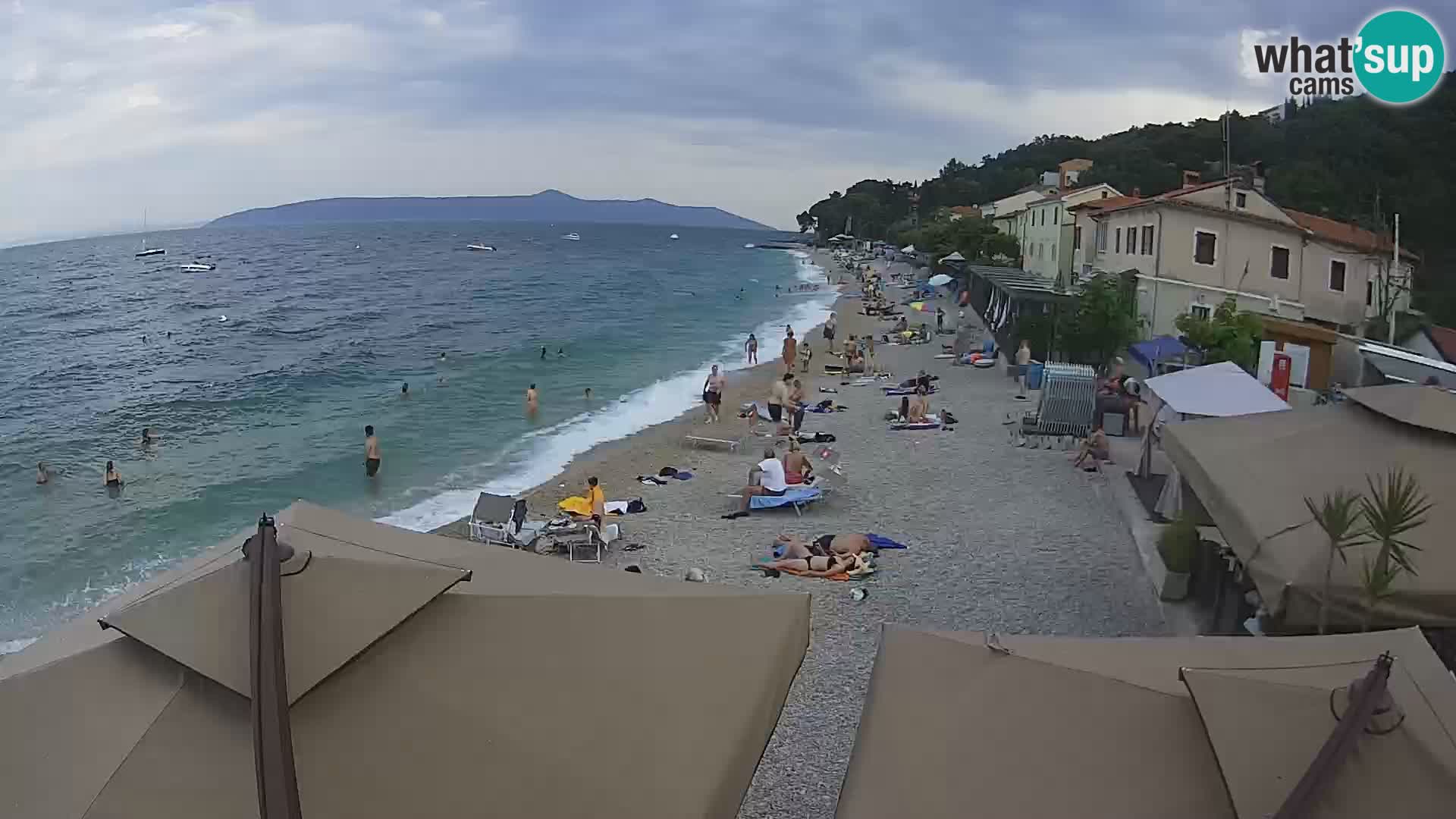 Web kamera Mošćenička Draga – plaža