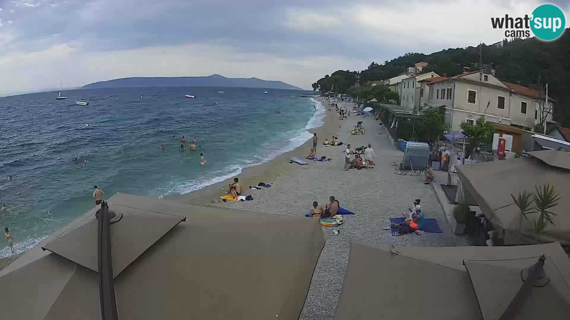 Kamera v živo Mošćenička Draga – plaža