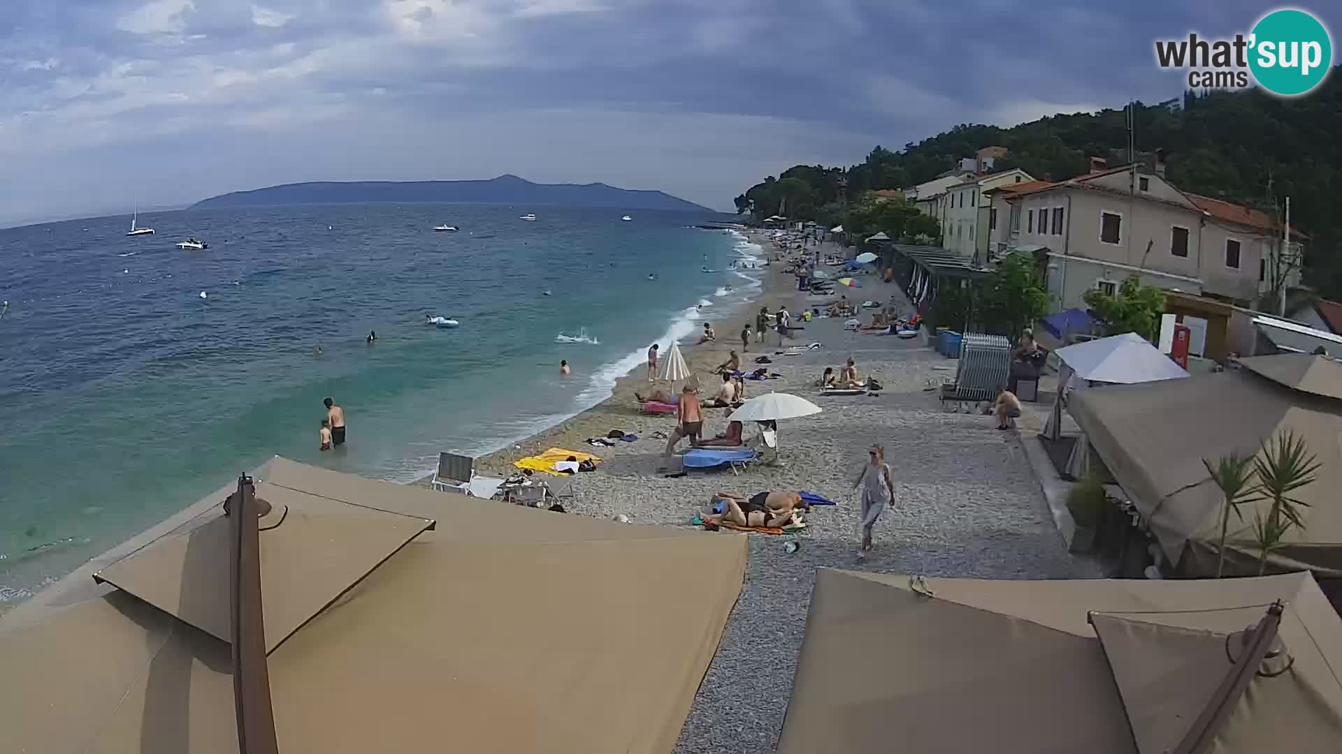 Live Cam Mošćenička Draga – plage