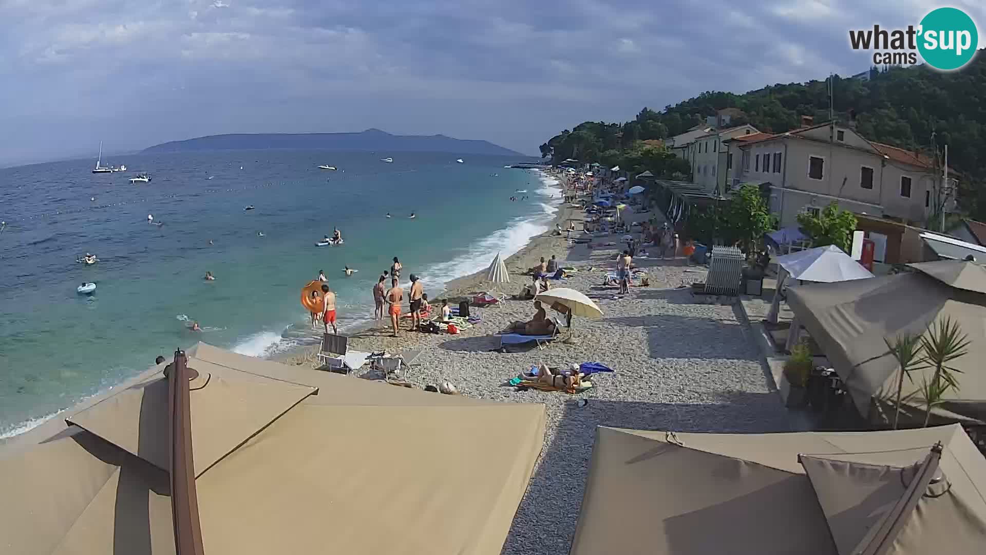 Live Cam Mošćenička Draga – plage