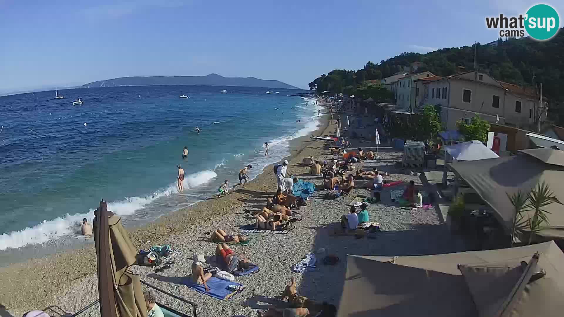 Kamera v živo Mošćenička Draga – plaža