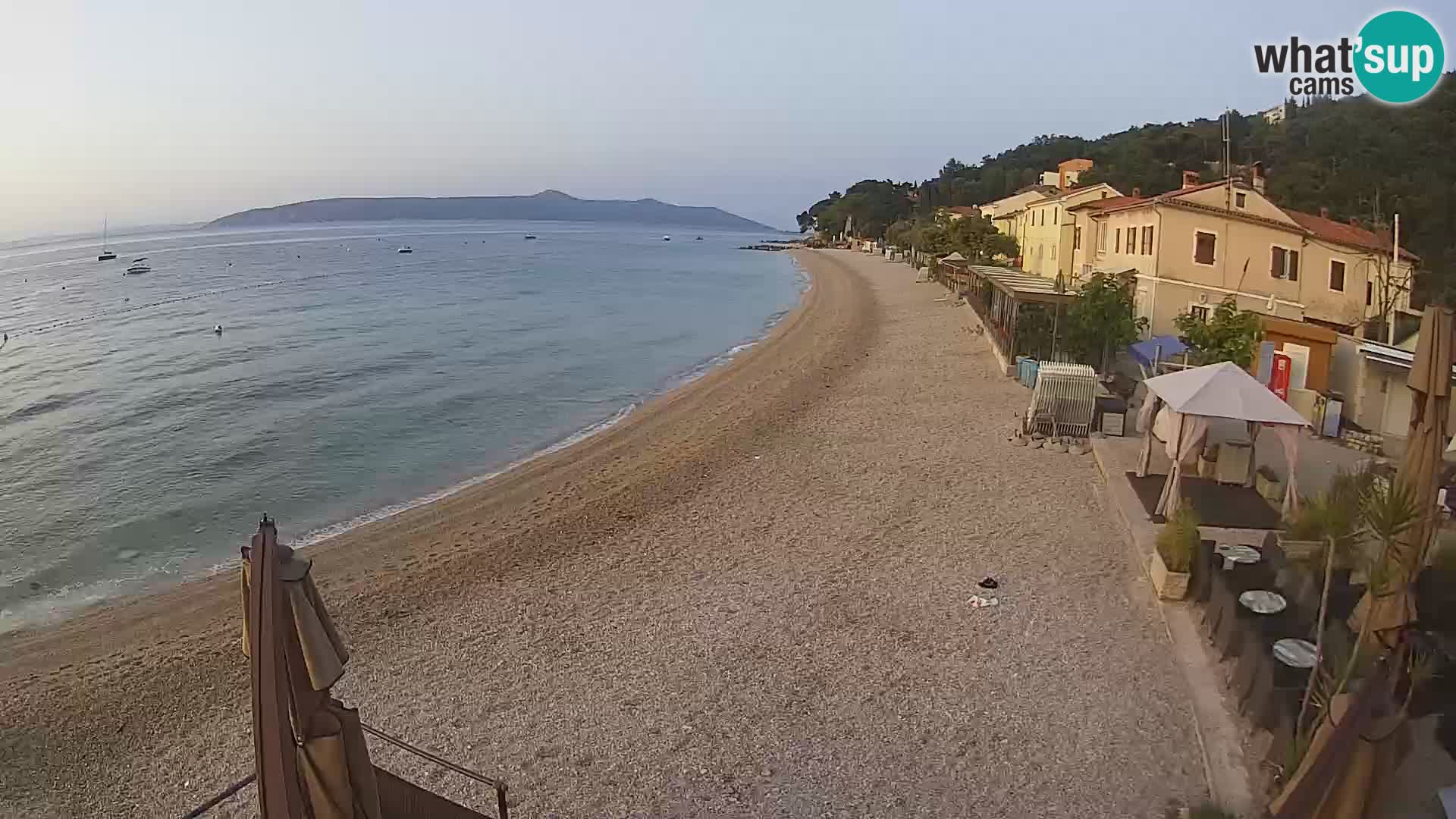 Livecam Draga di Moschiena – spiaggia