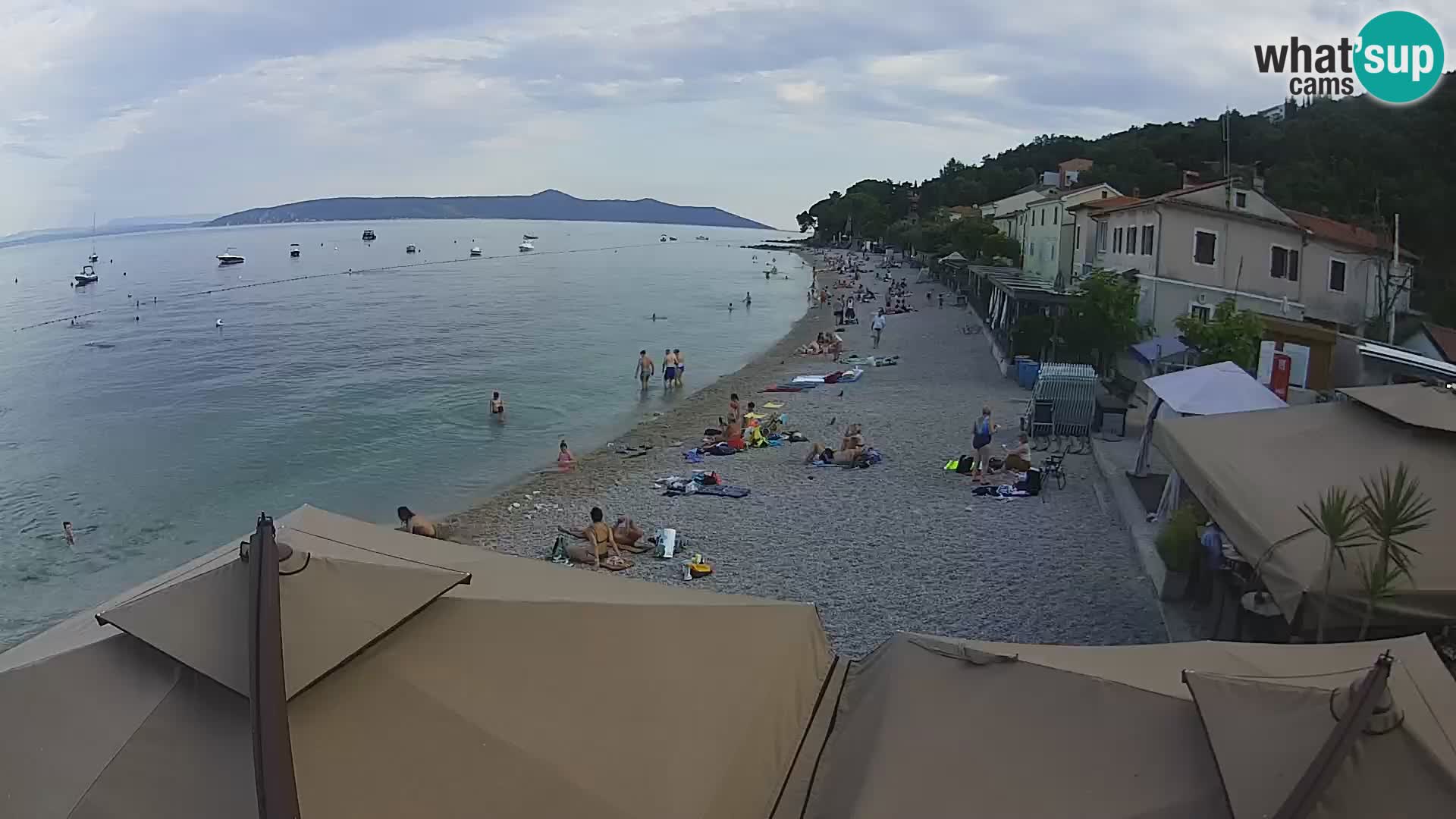 Livecam Draga di Moschiena – spiaggia