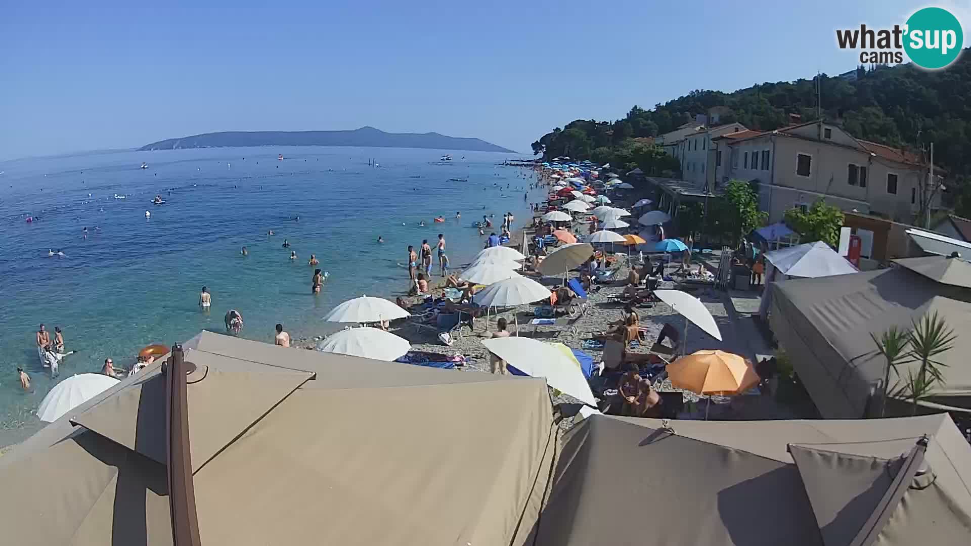 Livecam Draga di Moschiena – spiaggia