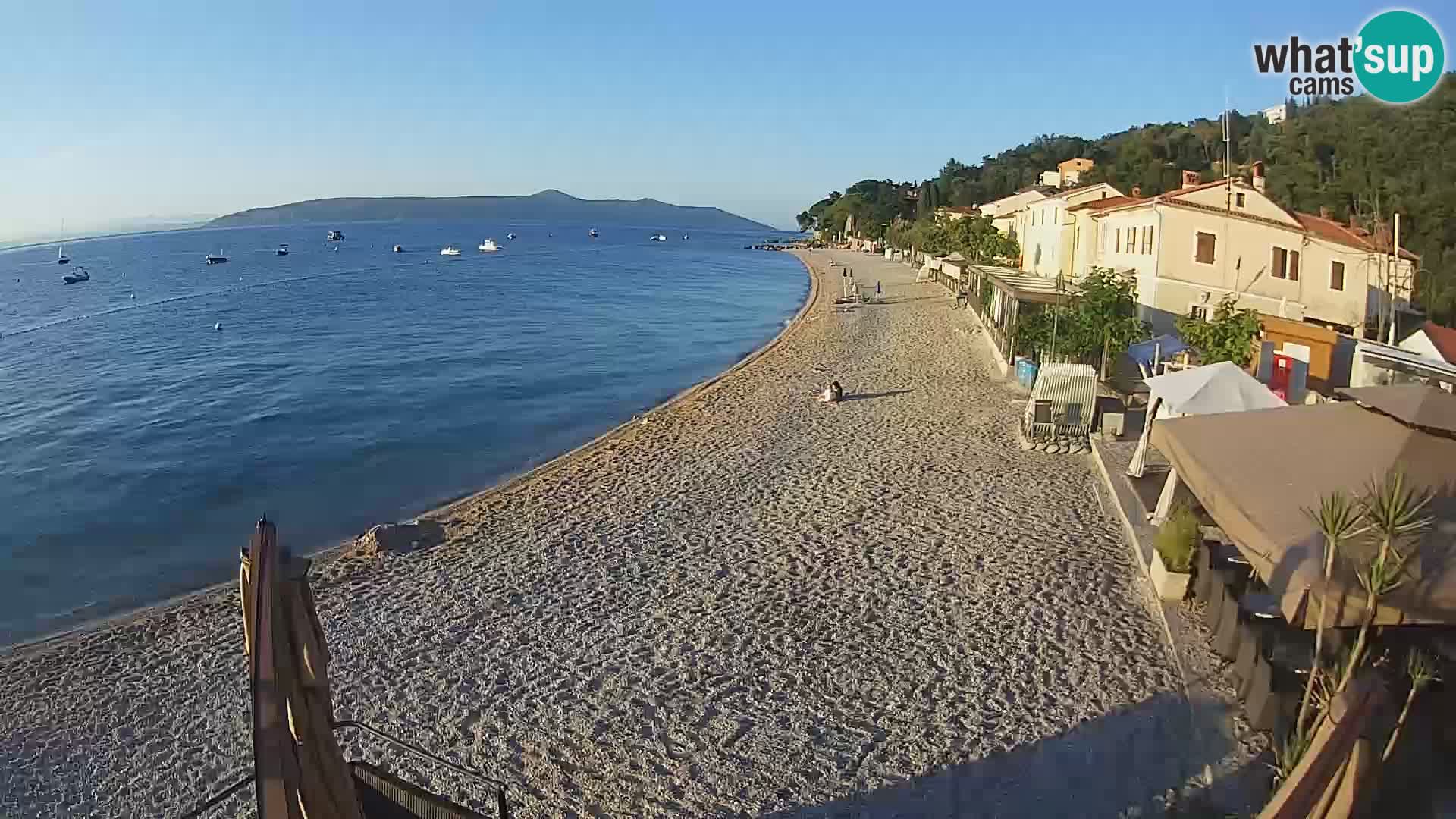 Webcam Mošćenička Draga – Strand