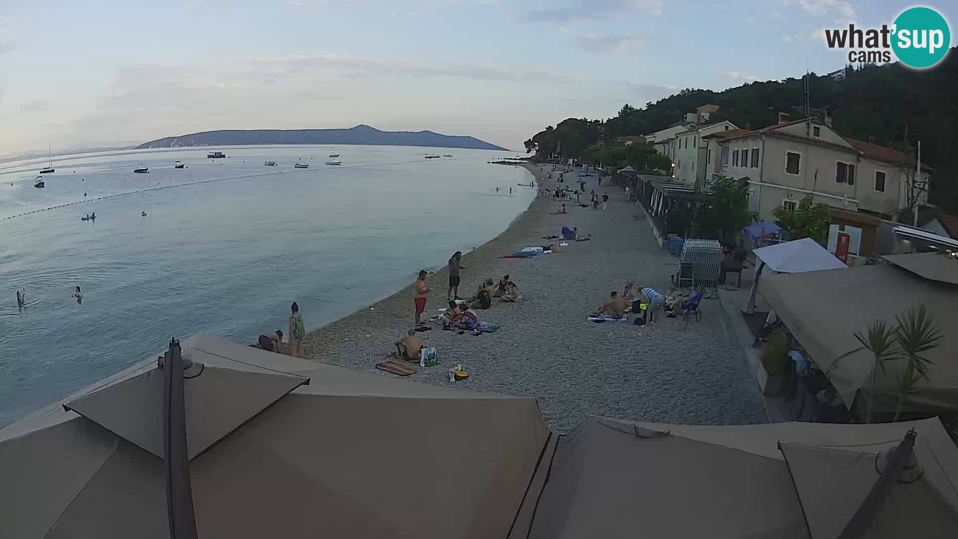 Mošćenička Draga webcam beach