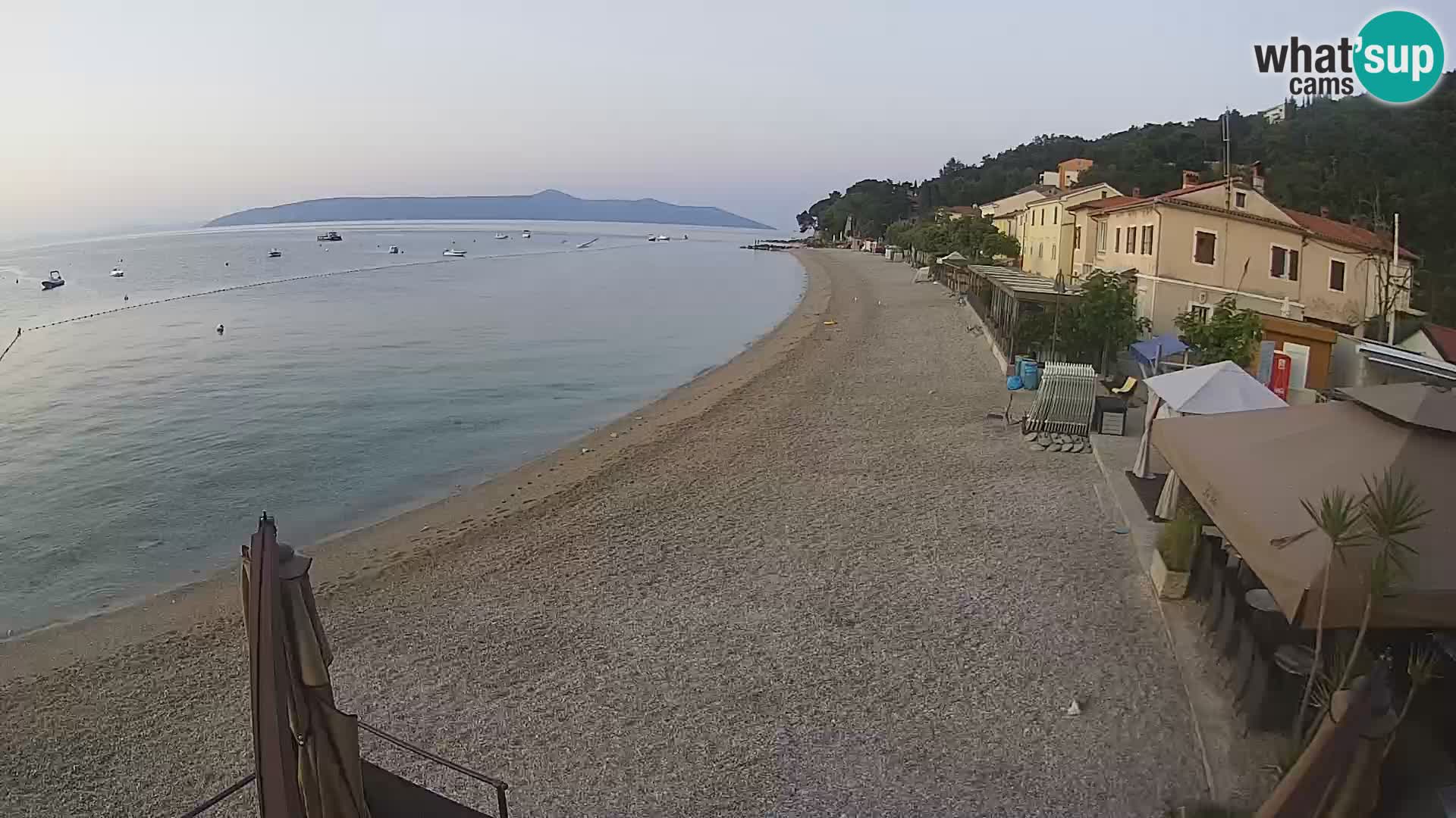 Mošćenička Draga webcam beach