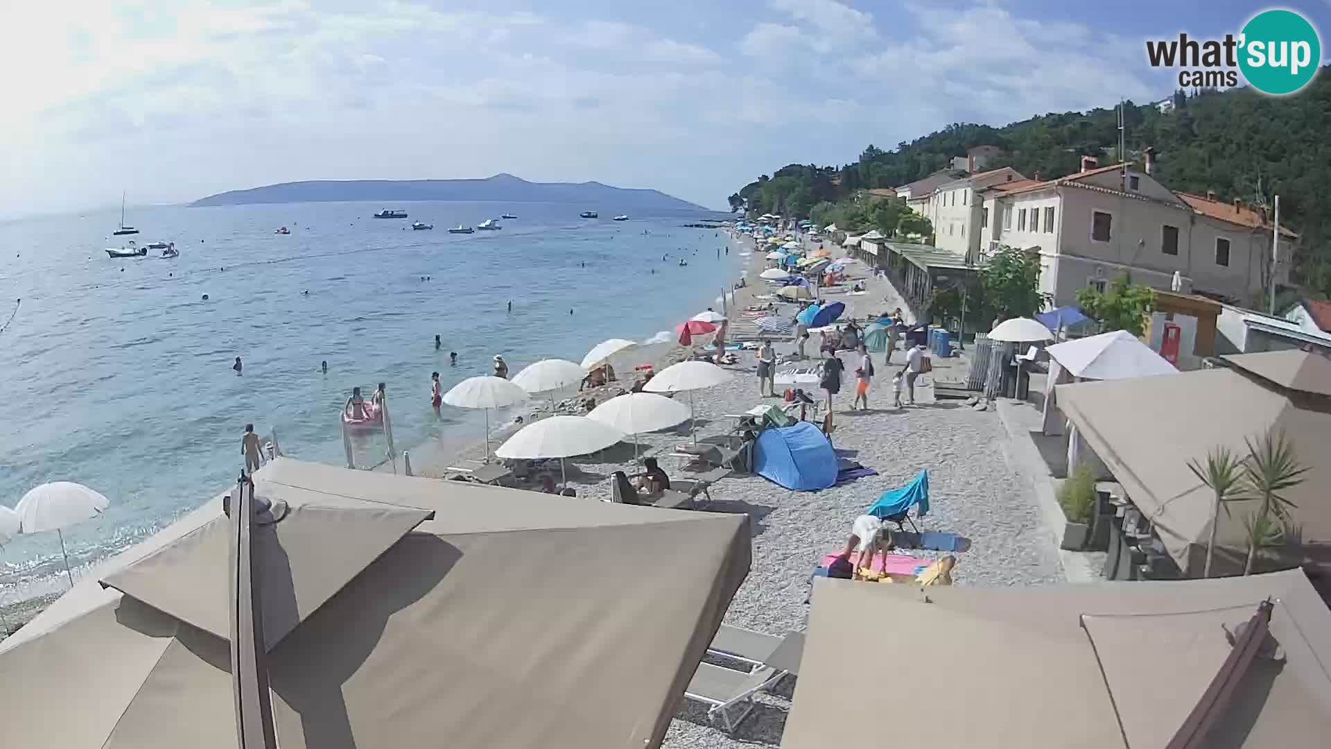 Kamera v živo Mošćenička Draga – plaža