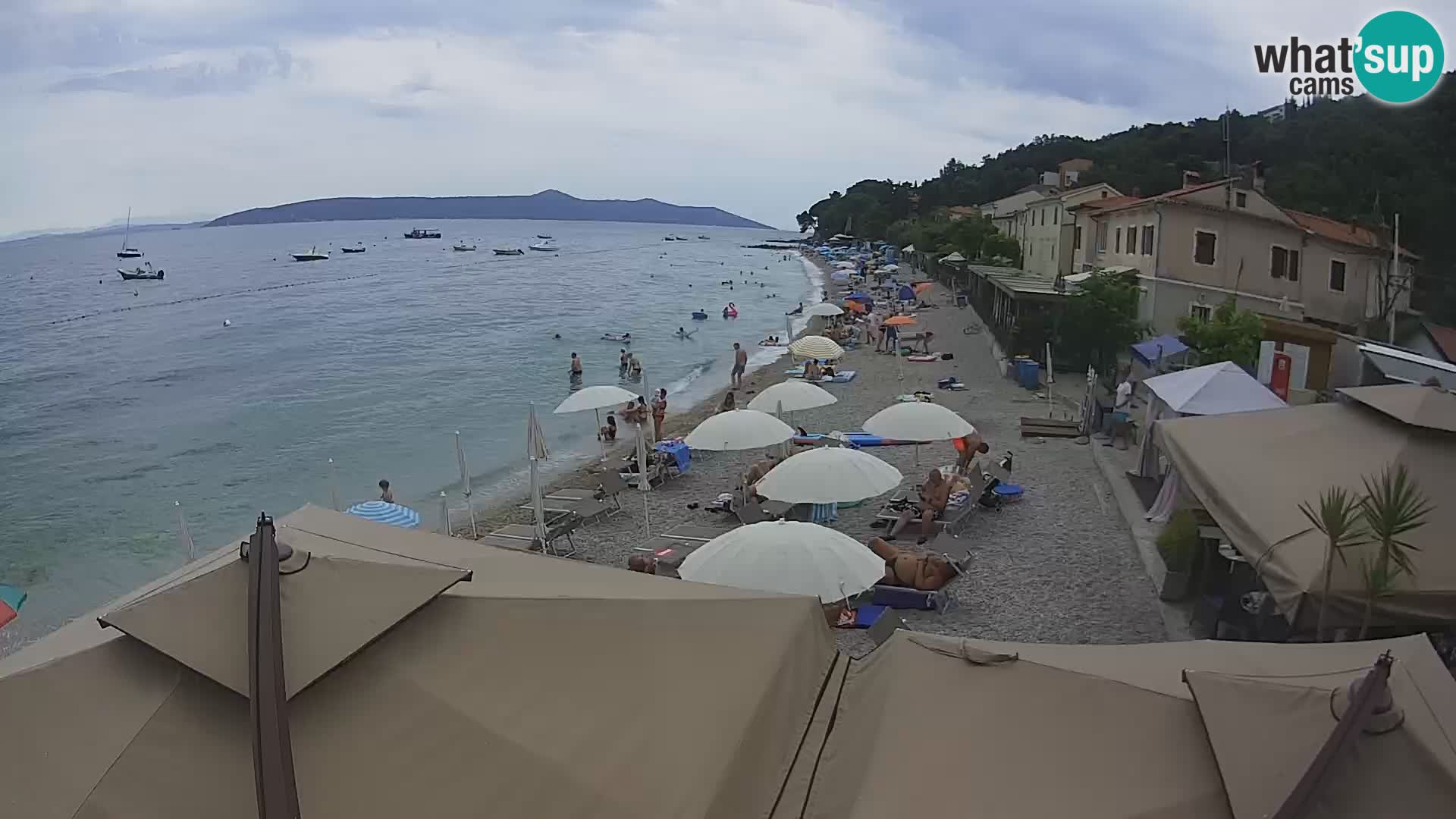 Livecam Draga di Moschiena – spiaggia