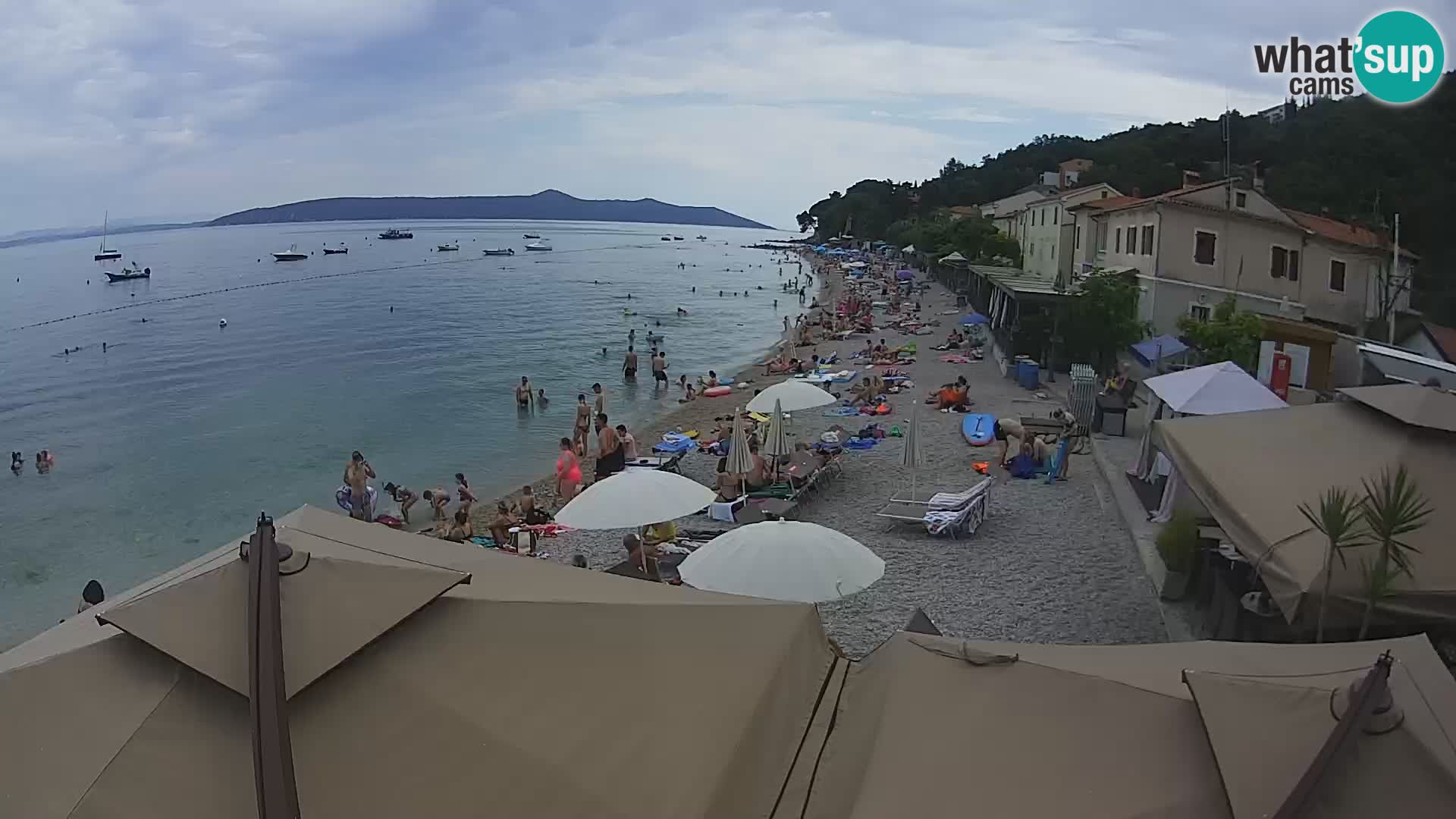 Live Cam Mošćenička Draga – plage