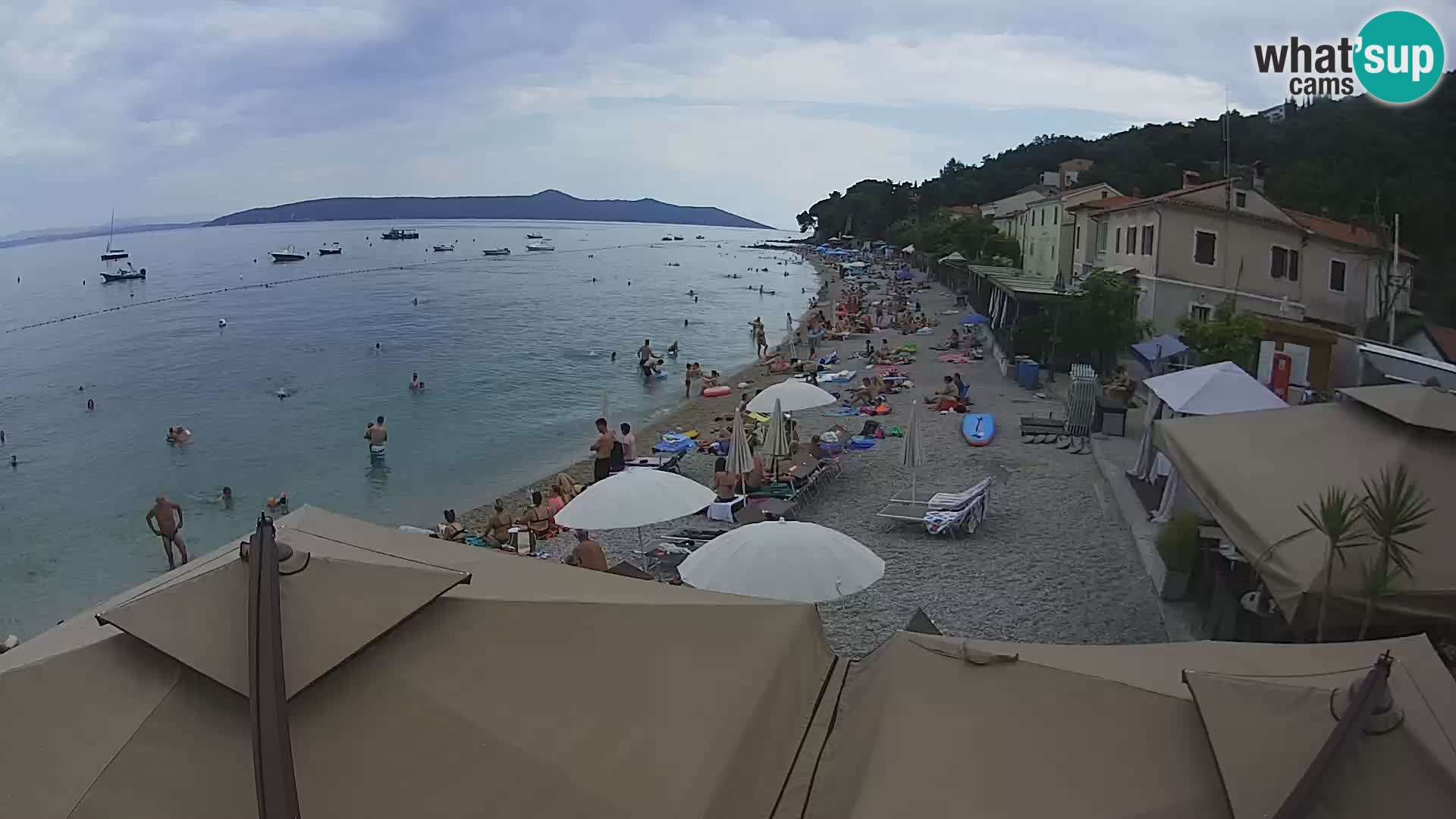 Web kamera Mošćenička Draga – plaža