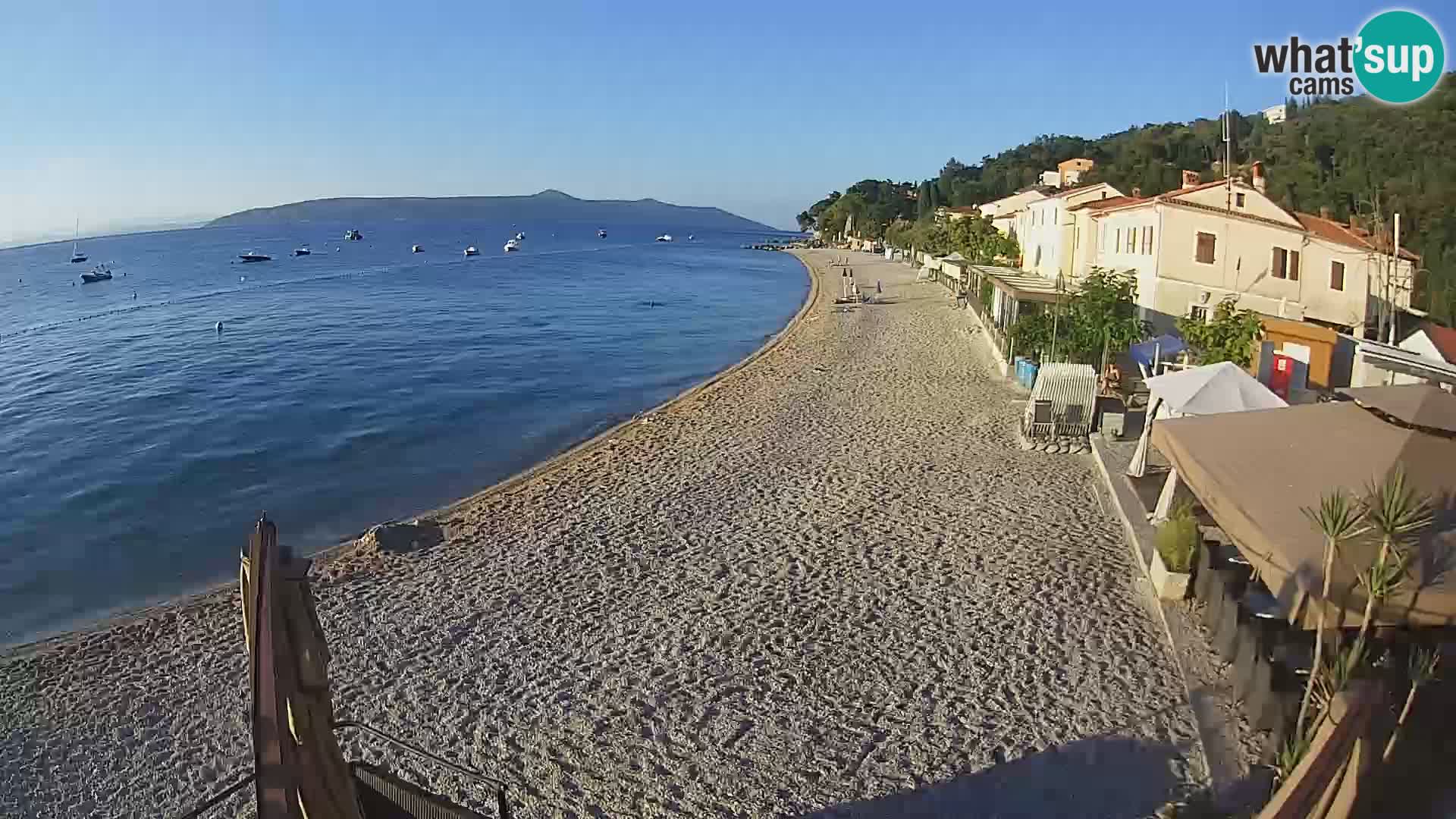 Livecam Draga di Moschiena – spiaggia