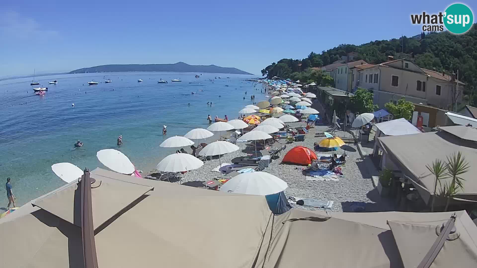 Mošćenička Draga webcam beach