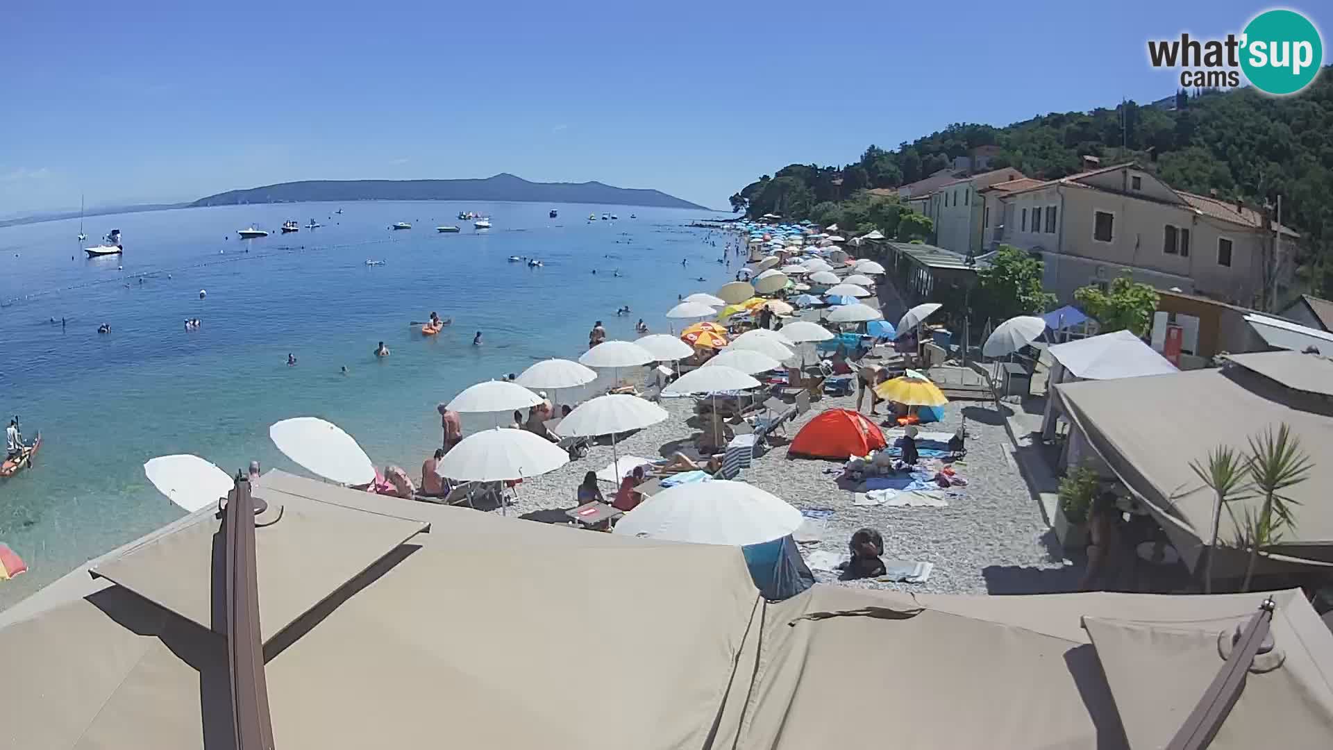 Live Cam Mošćenička Draga – plage