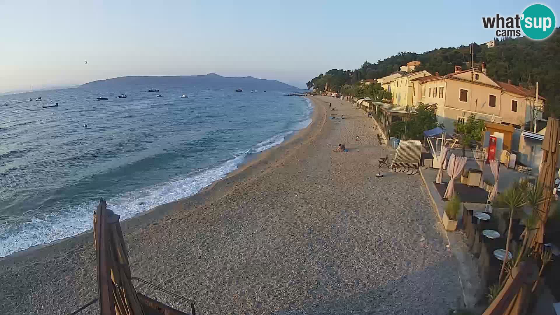 Livecam Draga di Moschiena – spiaggia