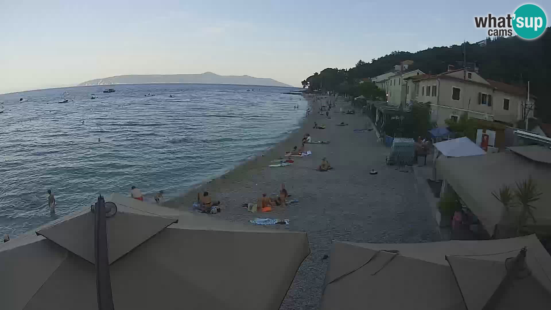 Livecam Draga di Moschiena – spiaggia
