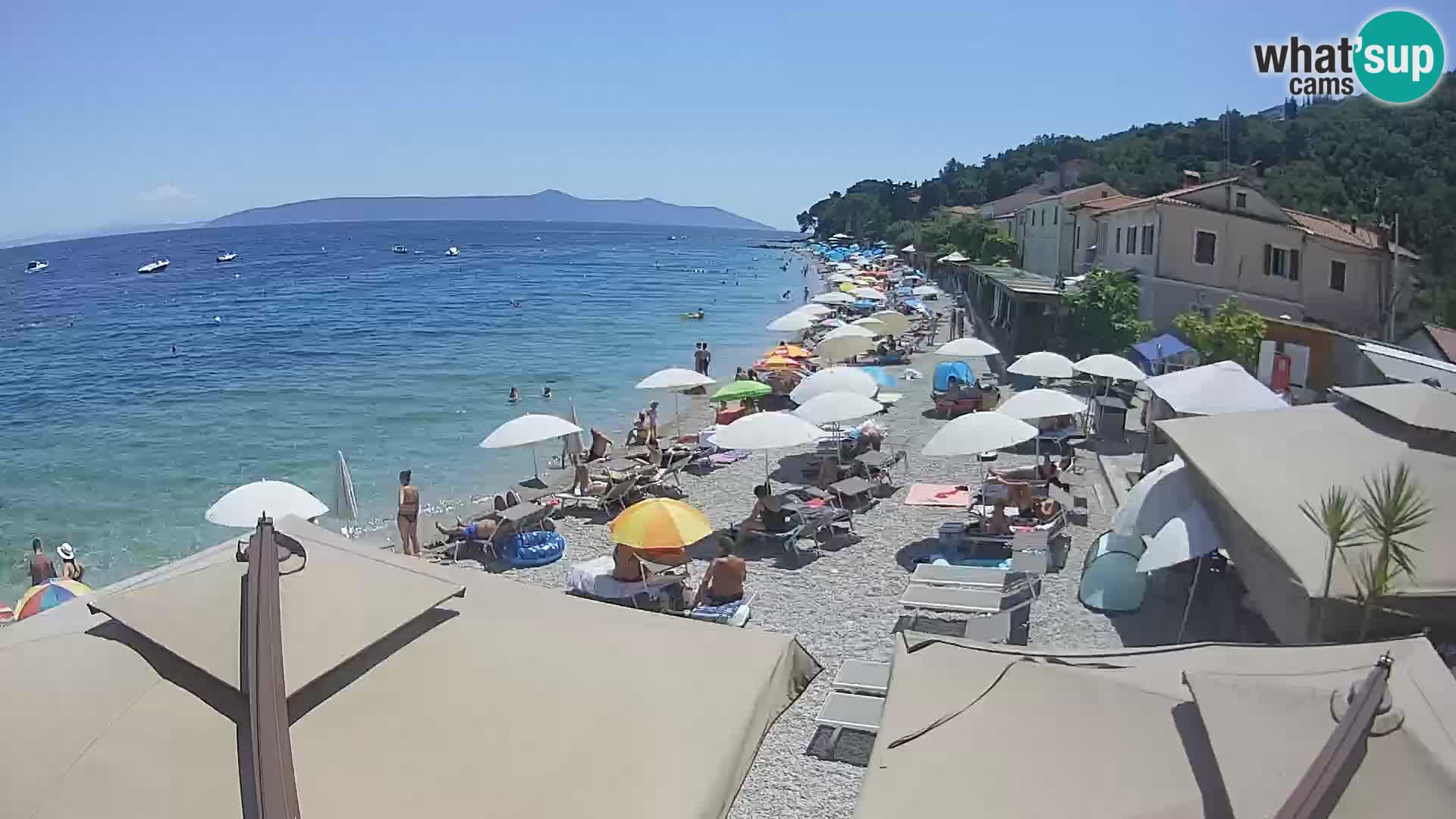 Web kamera Mošćenička Draga – plaža