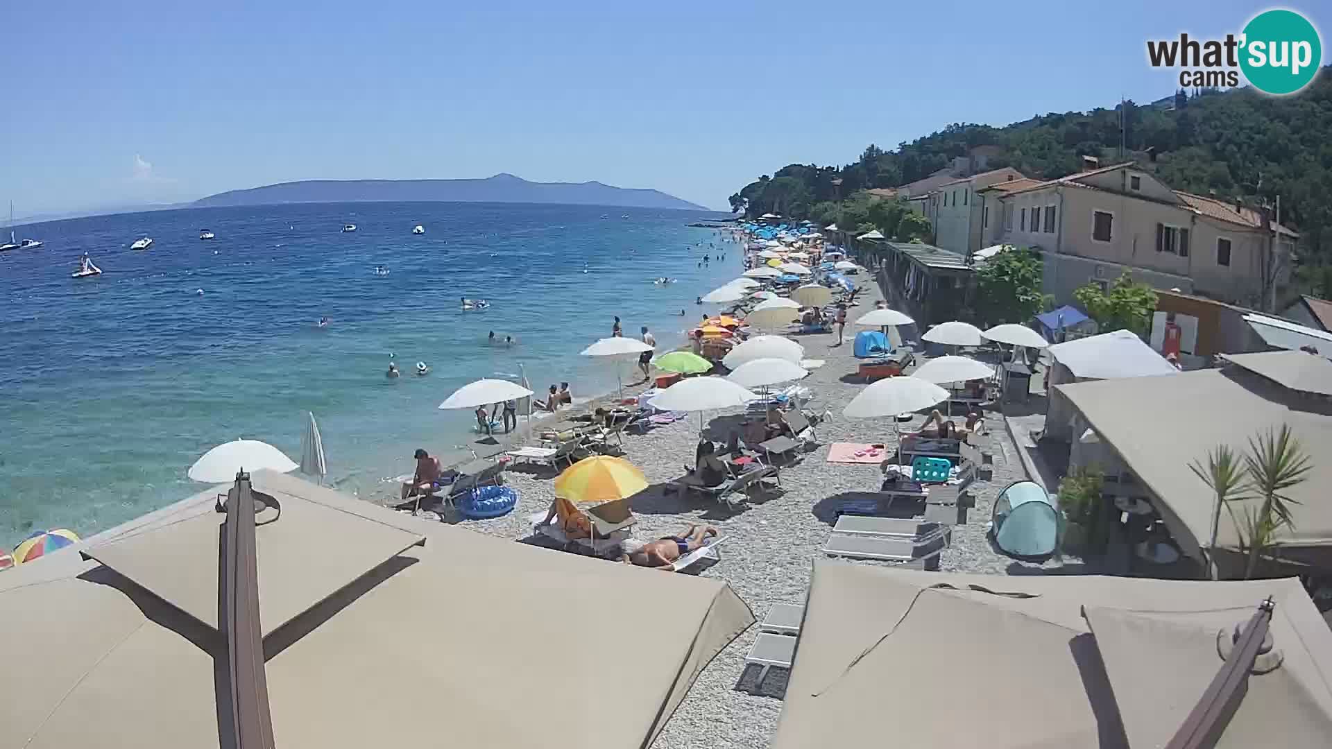 Web kamera Mošćenička Draga – plaža