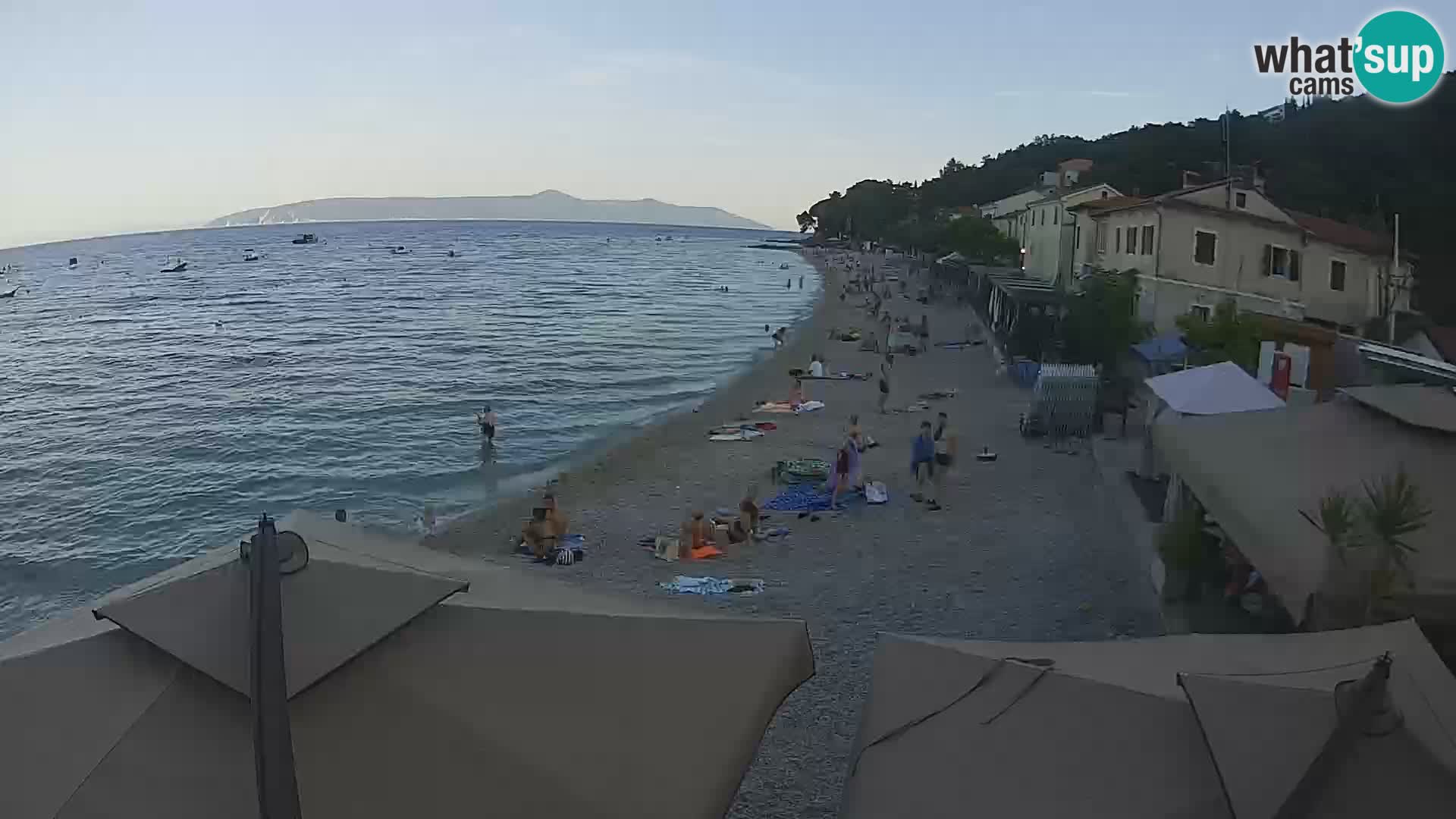 Live Cam Mošćenička Draga – plage