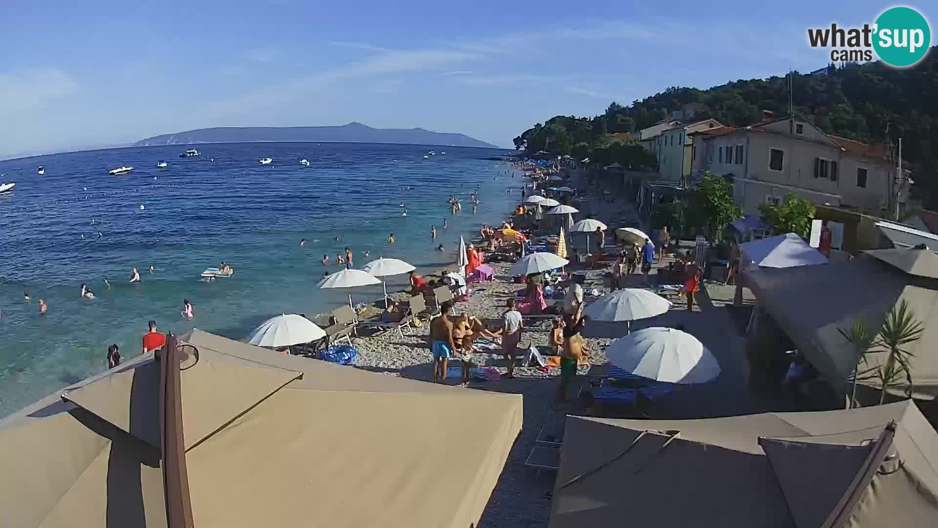 Kamera v živo Mošćenička Draga – plaža