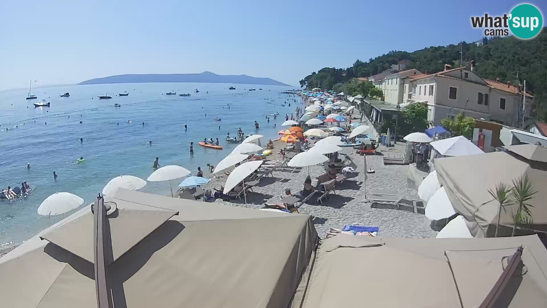 Web kamera Mošćenička Draga – plaža