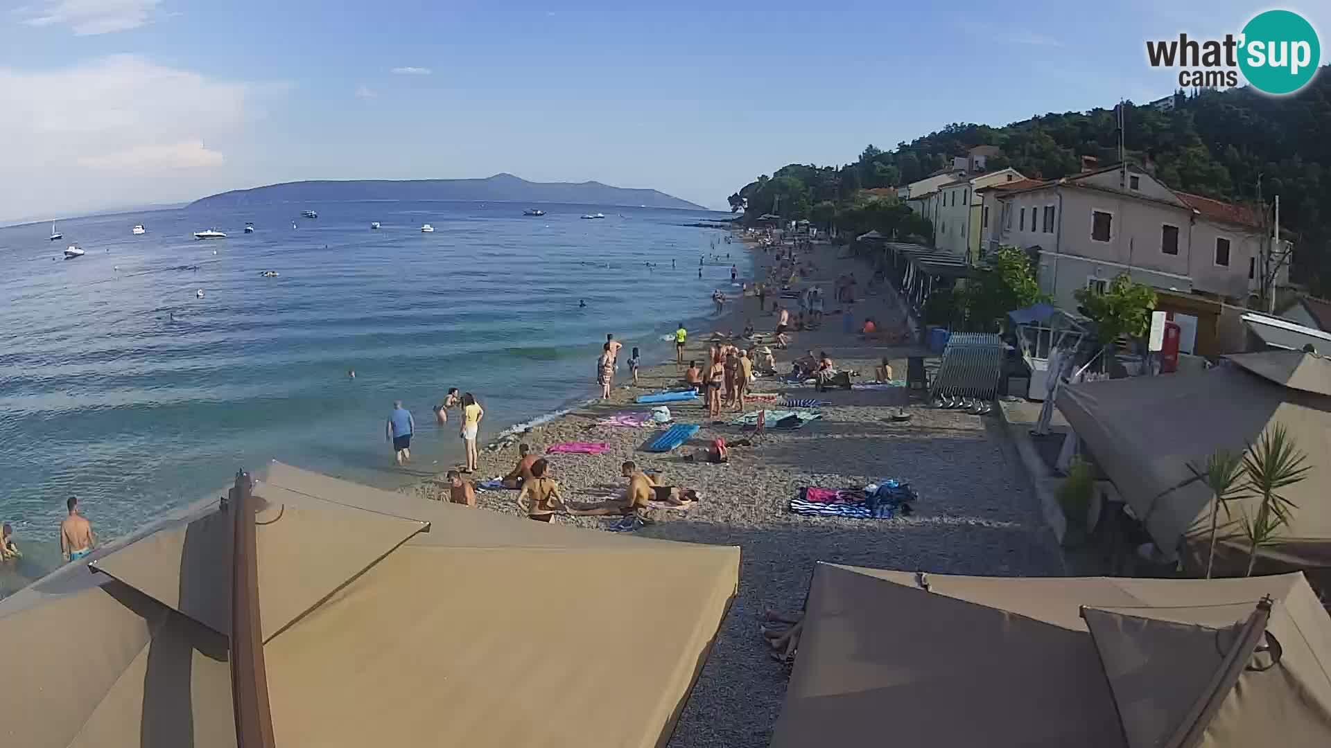 Web kamera Mošćenička Draga – plaža