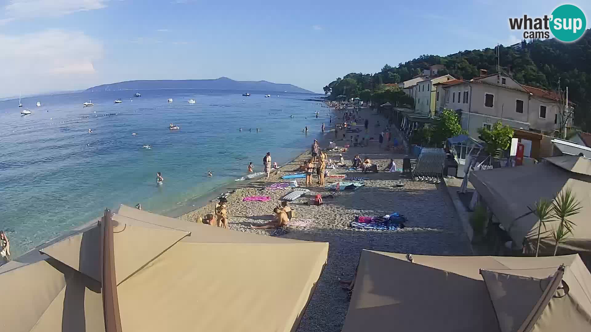 Web kamera Mošćenička Draga – plaža