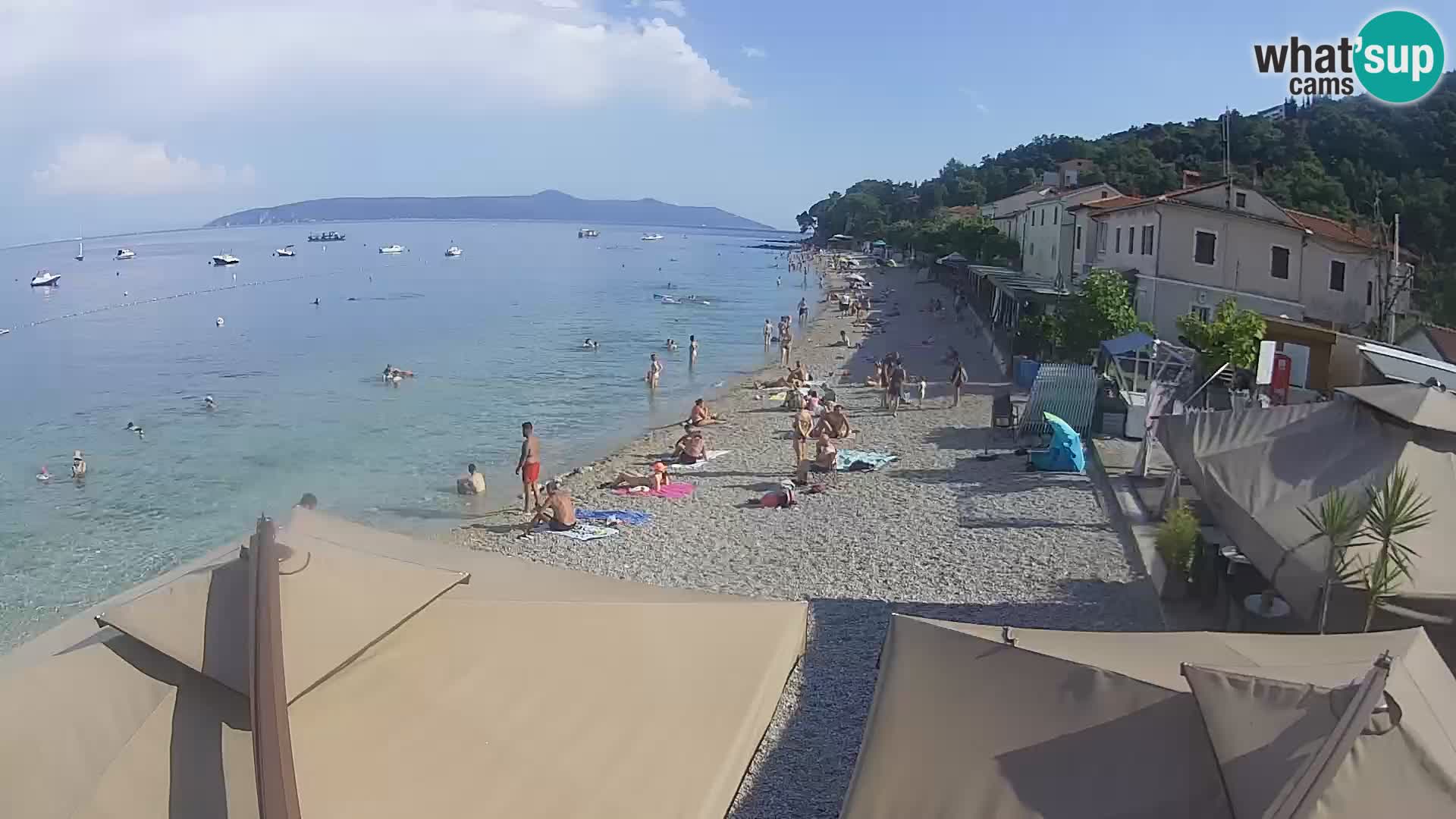 Live Cam Mošćenička Draga – plage