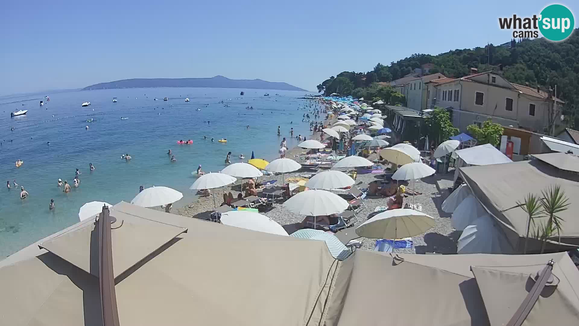 Kamera v živo Mošćenička Draga – plaža
