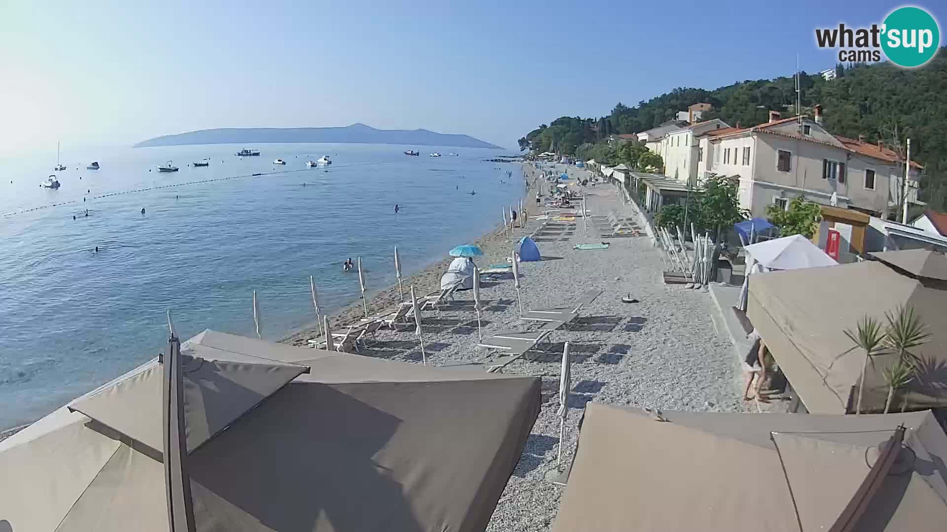 Live Cam Mošćenička Draga – plage