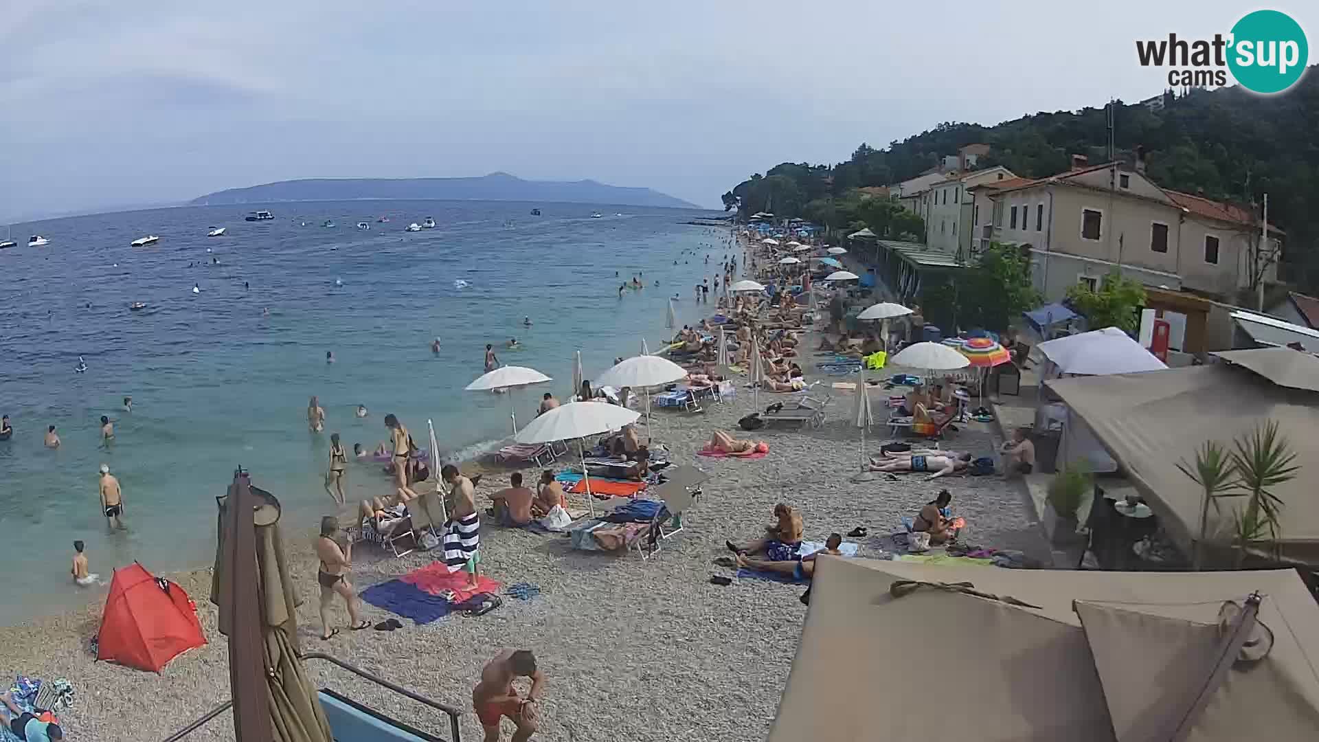 Web kamera Mošćenička Draga – plaža