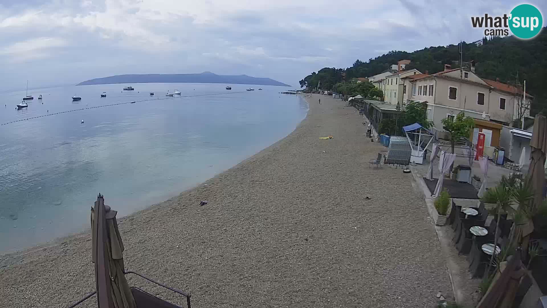 Livecam Draga di Moschiena – spiaggia
