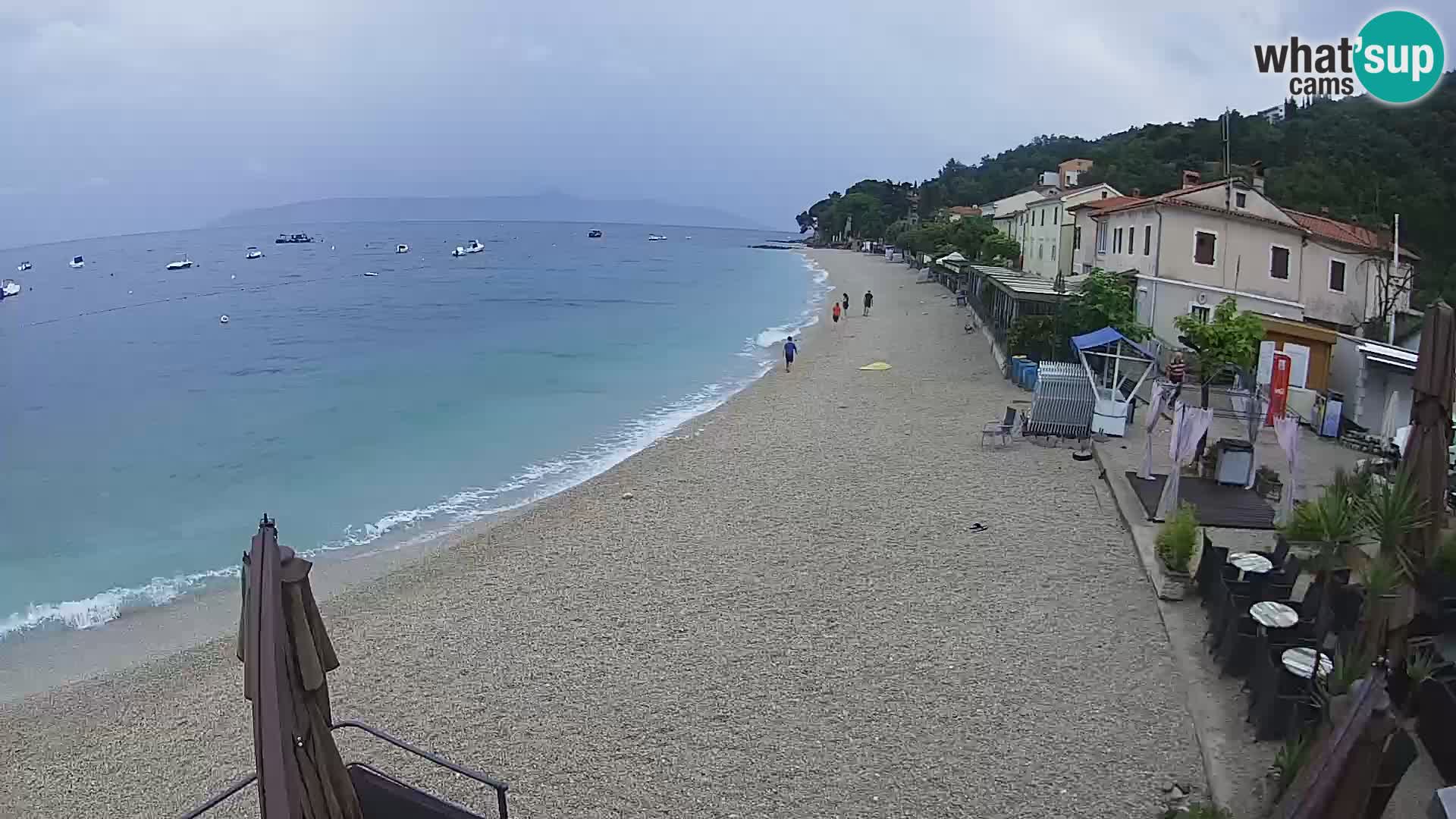 Kamera v živo Mošćenička Draga – plaža