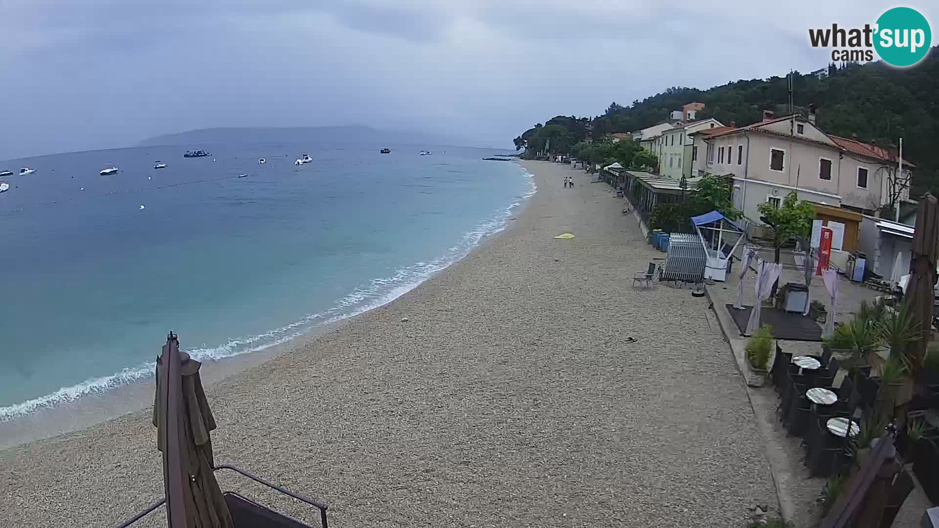 Kamera v živo Mošćenička Draga – plaža