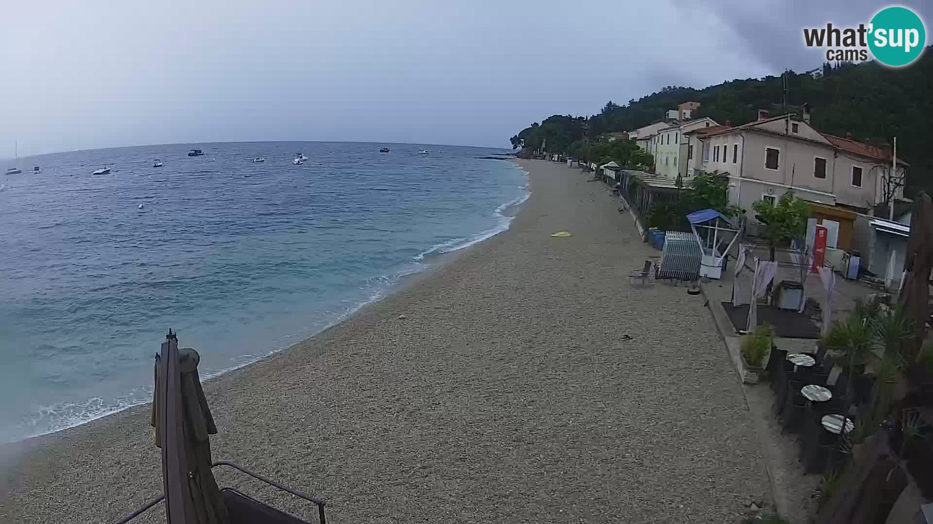 Web kamera Mošćenička Draga – plaža