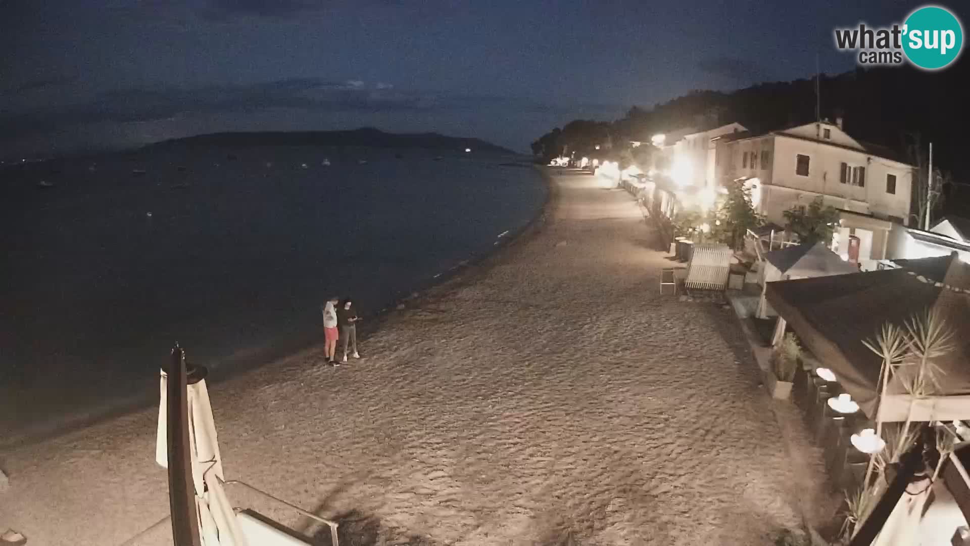 Mošćenička Draga webcam beach