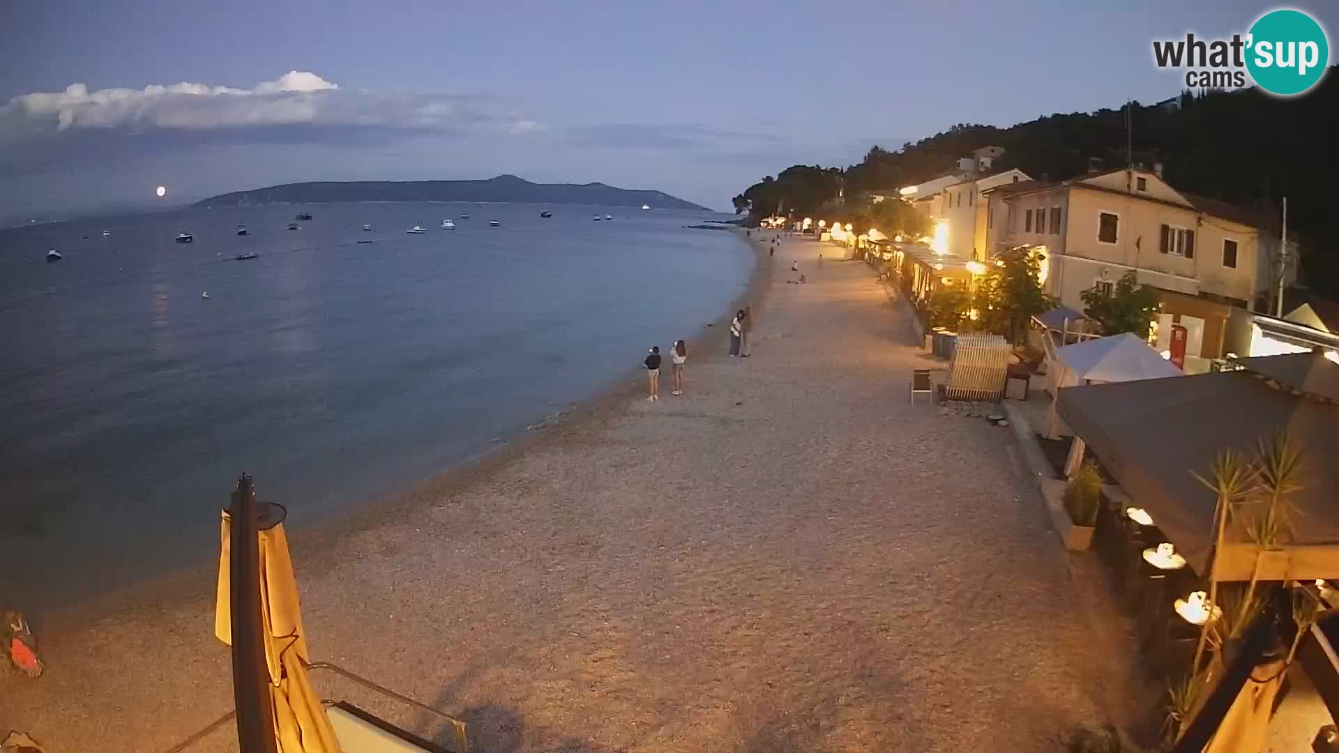 Mošćenička Draga webcam beach